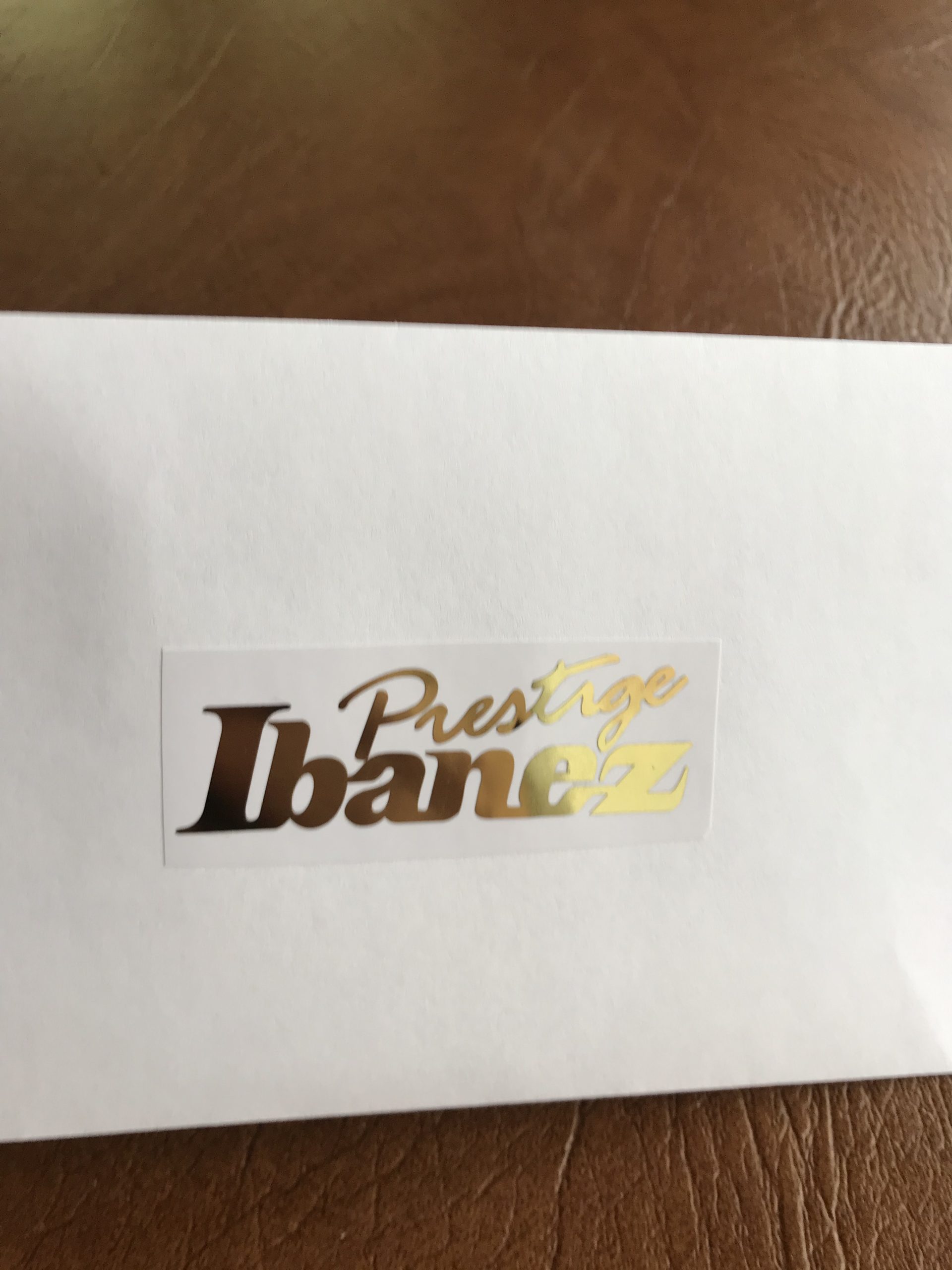 Ibanez Prestige Guitar Decal M29