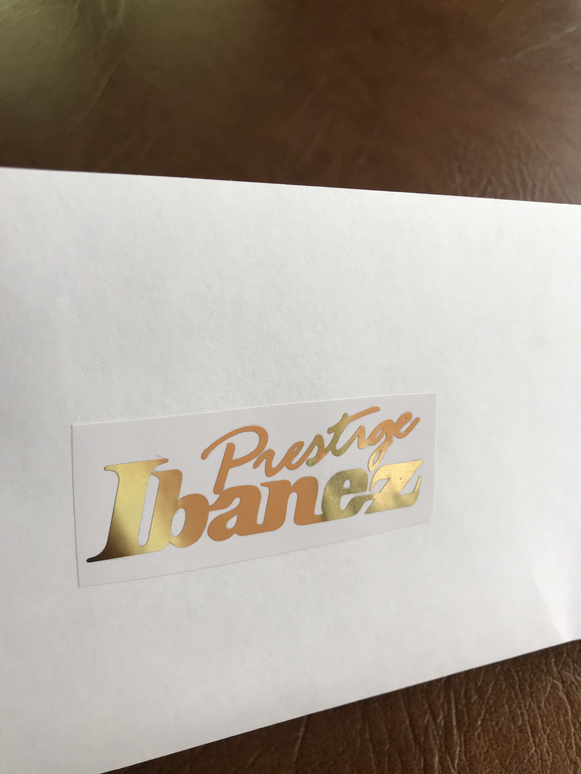 Ibanez Prestige Guitar Decal M29b