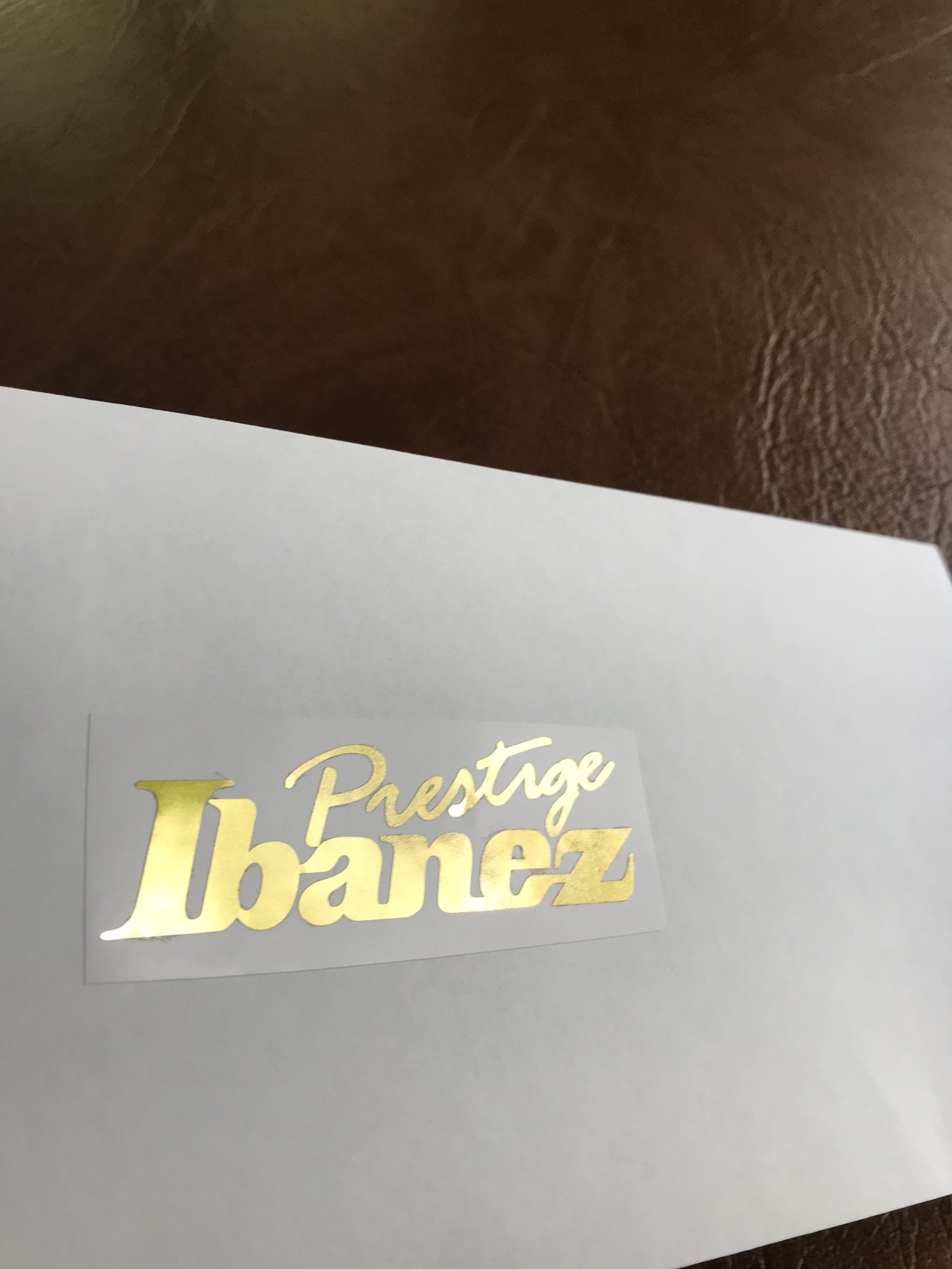 Ibanez Prestige Guitar Decal M29b