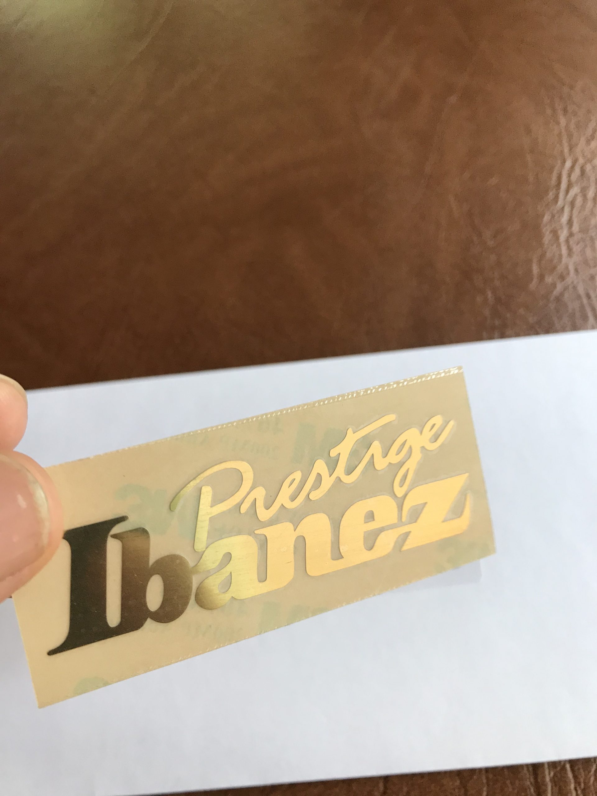 Ibanez Prestige Guitar Decal M29