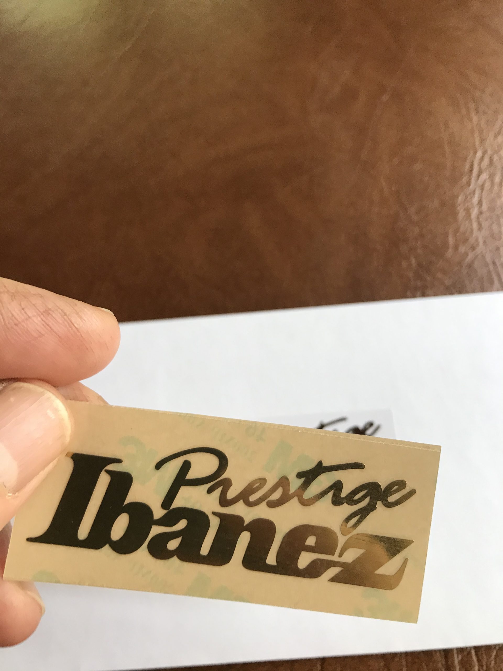 Ibanez Prestige Guitar Decal M29b