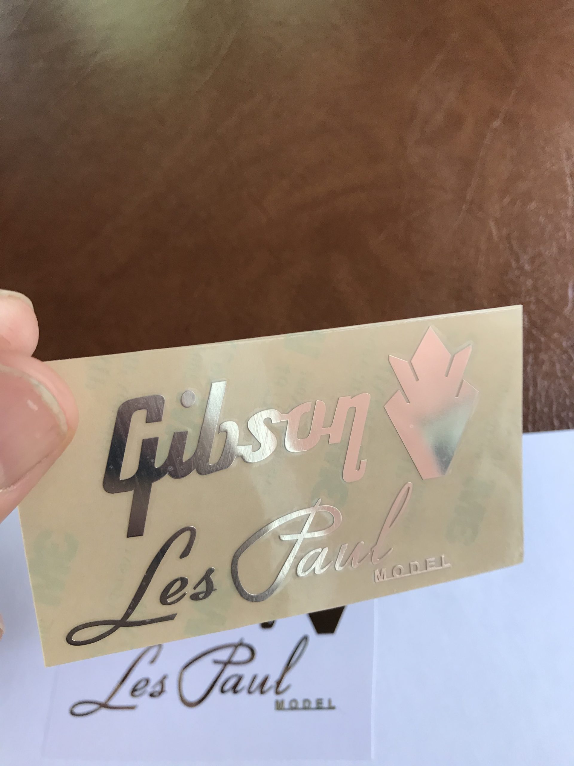 Gibson Guitar Decal Headstock Les Paul Model M33