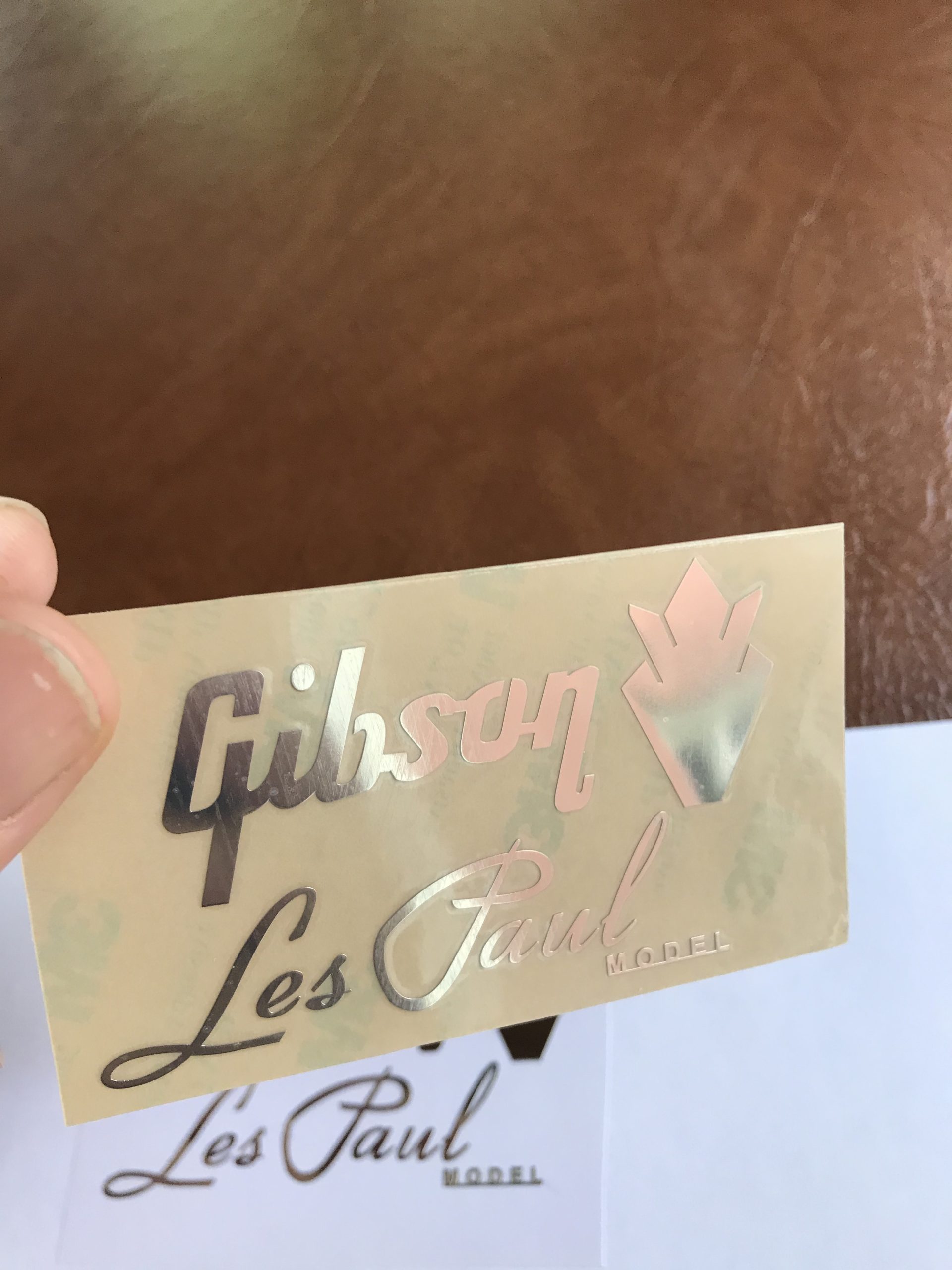 Gibson Guitar Decal Headstock Les Paul Model M33b