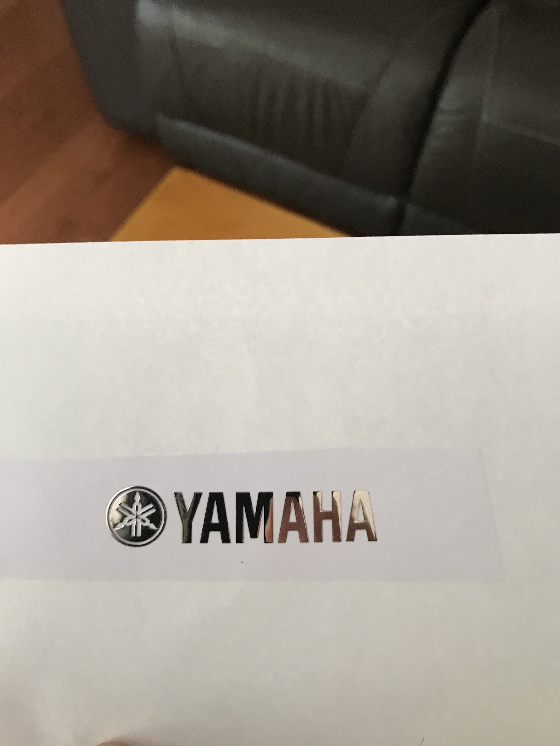 Yamaha Guitar Decal 3d laser Cut Metal M42