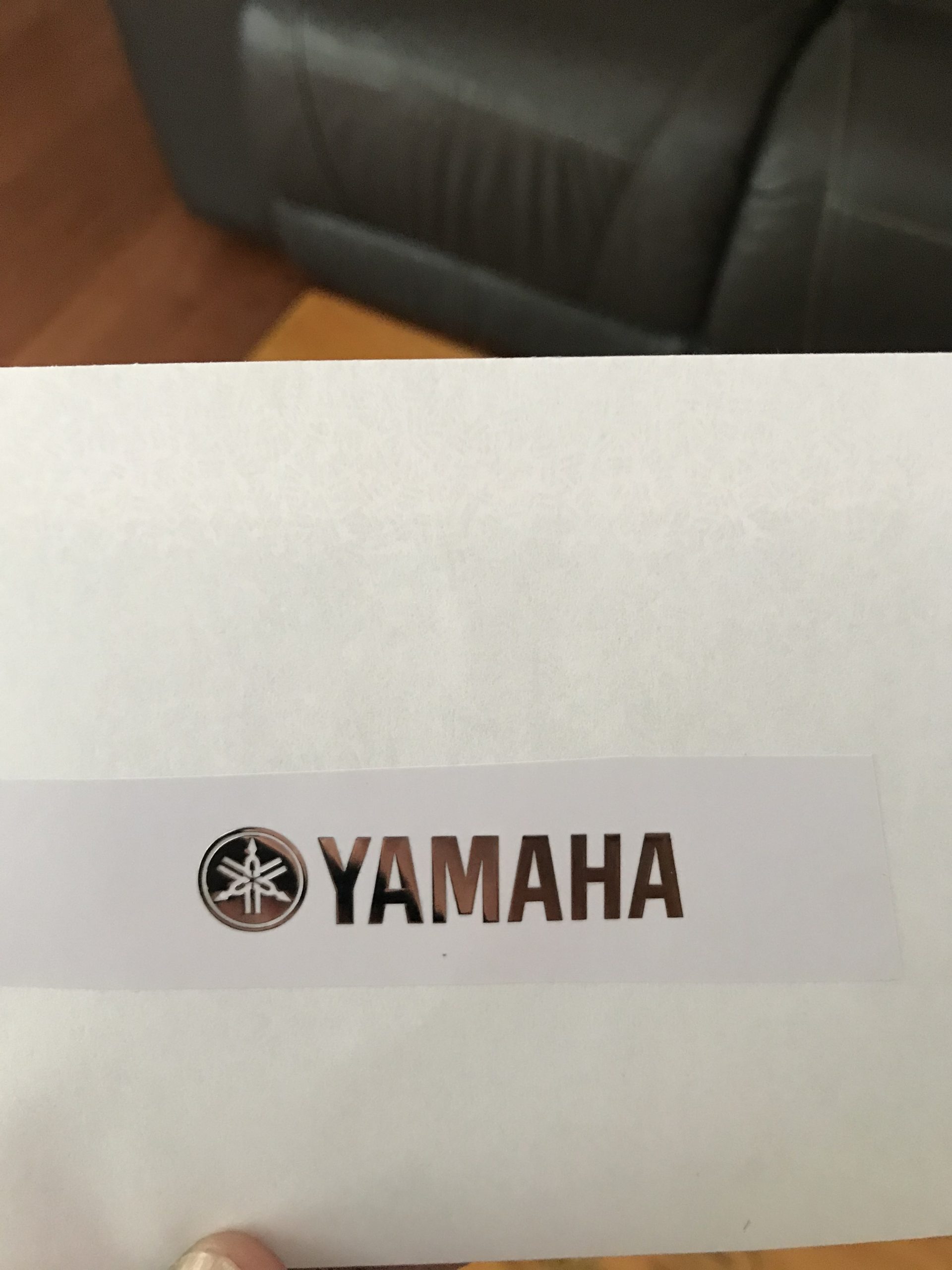 Yamaha Guitar Decal 3d laser Cut Metal M42