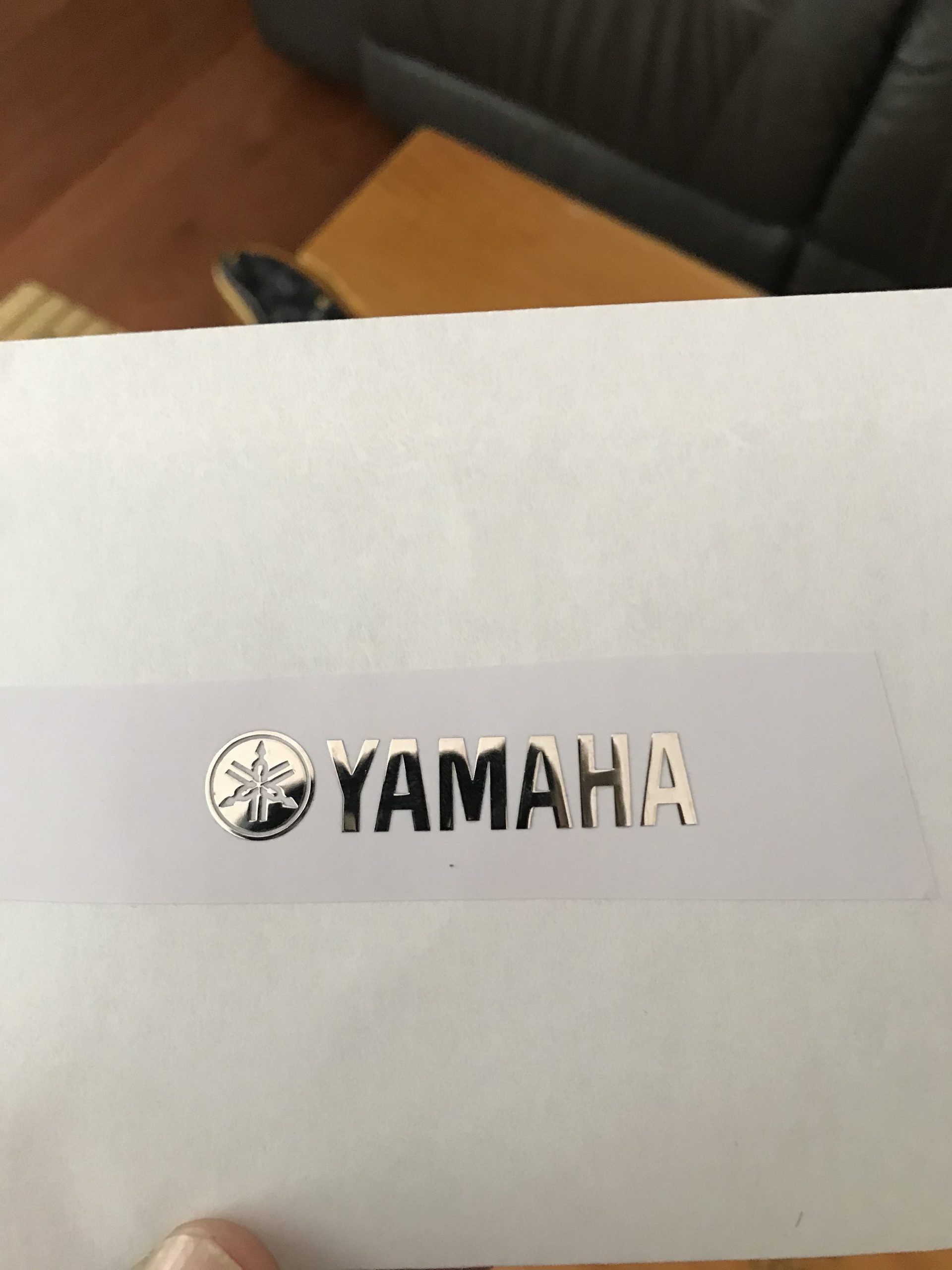 Yamaha Guitar Decal 3d laser Cut Metal M42