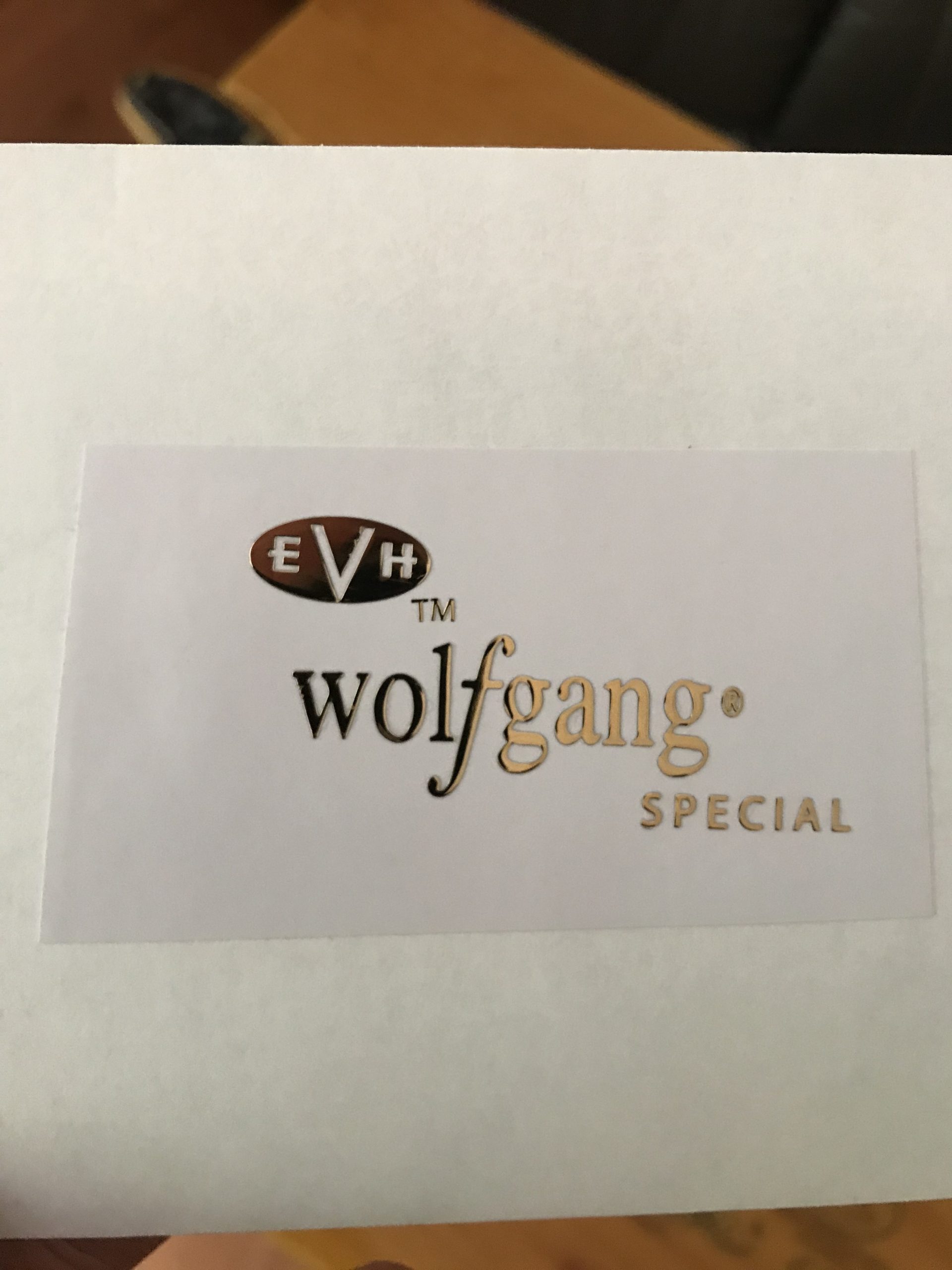Charvel EVH Guitar Decal 3D Laser Metal M45
