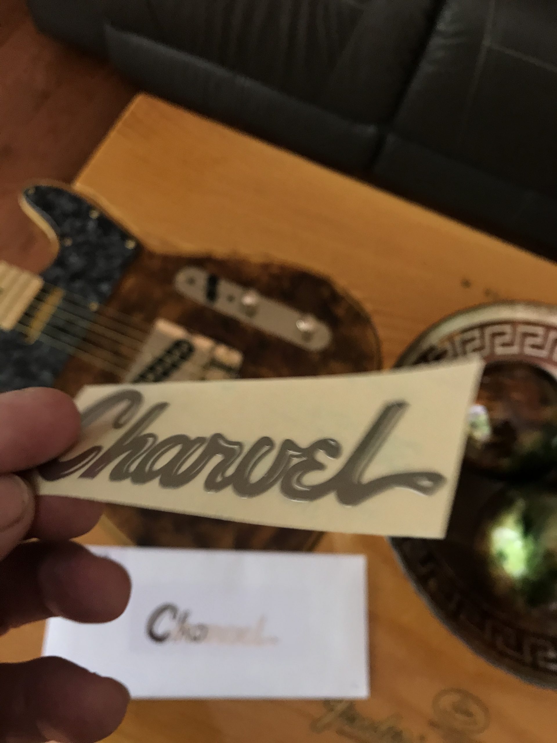 Charvel Guitar Decal 3D laser Cut metal M48