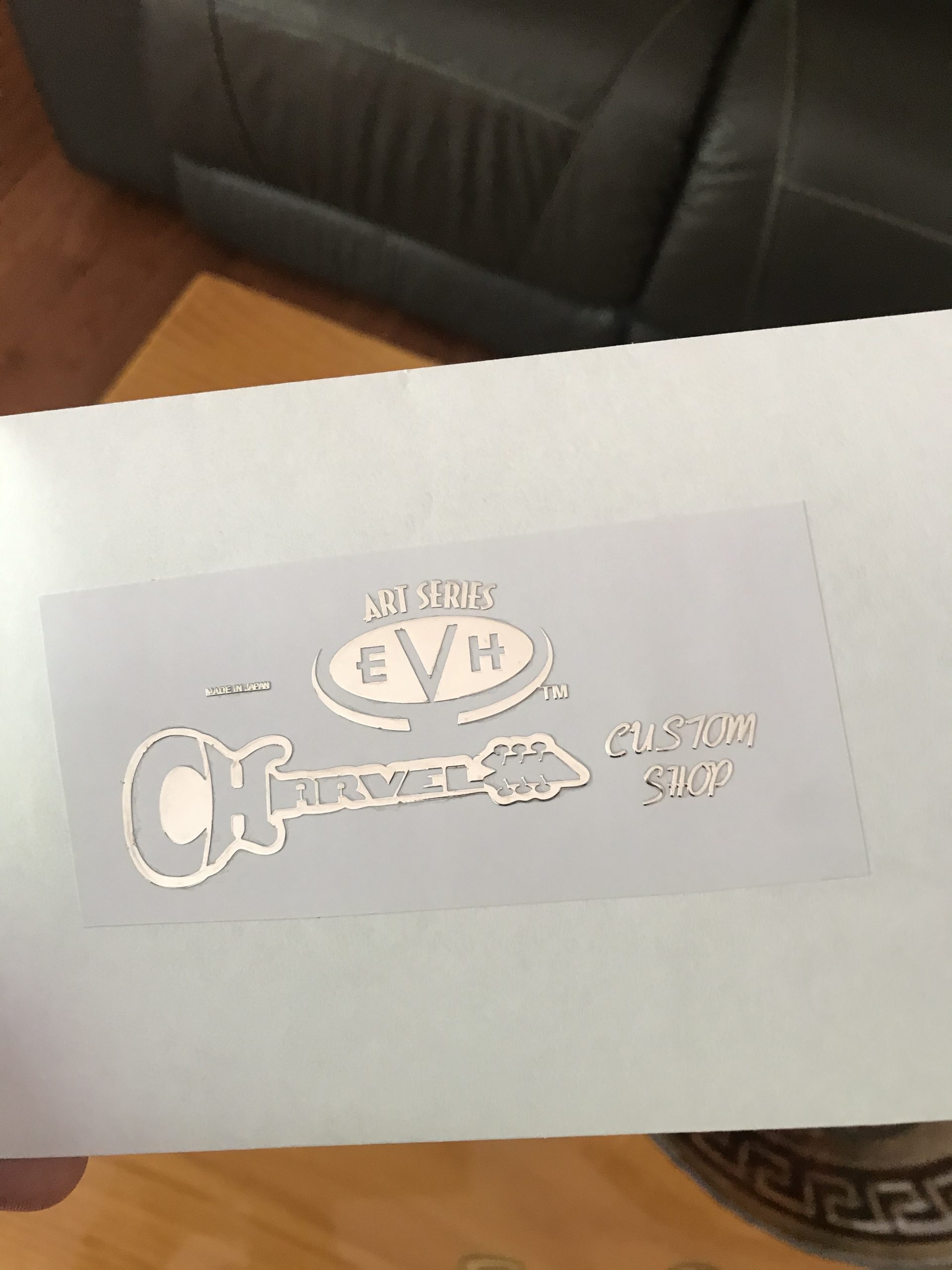 Charvel EVH Guitar Decal M47