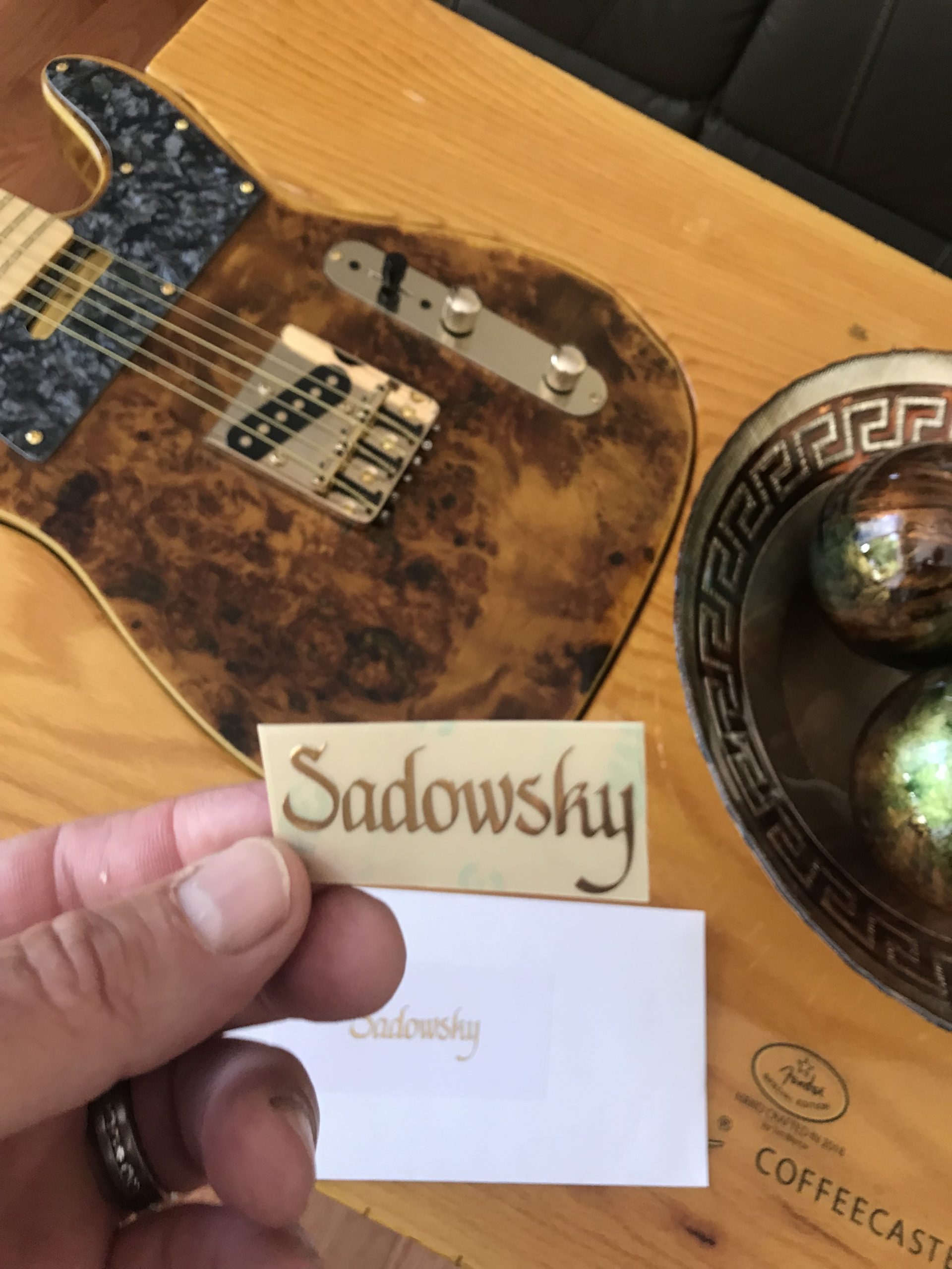 Sadowsky Guitar Decal M91