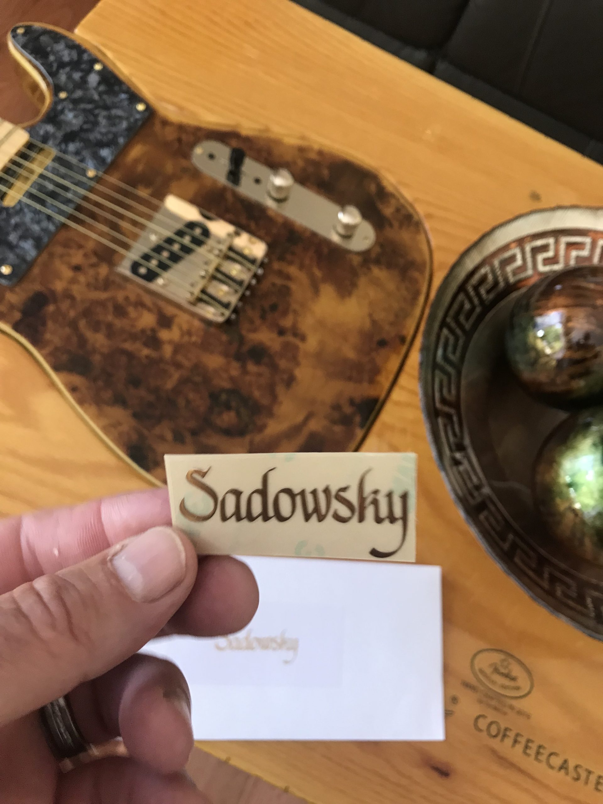 Sadowsky Guitar Decal M91