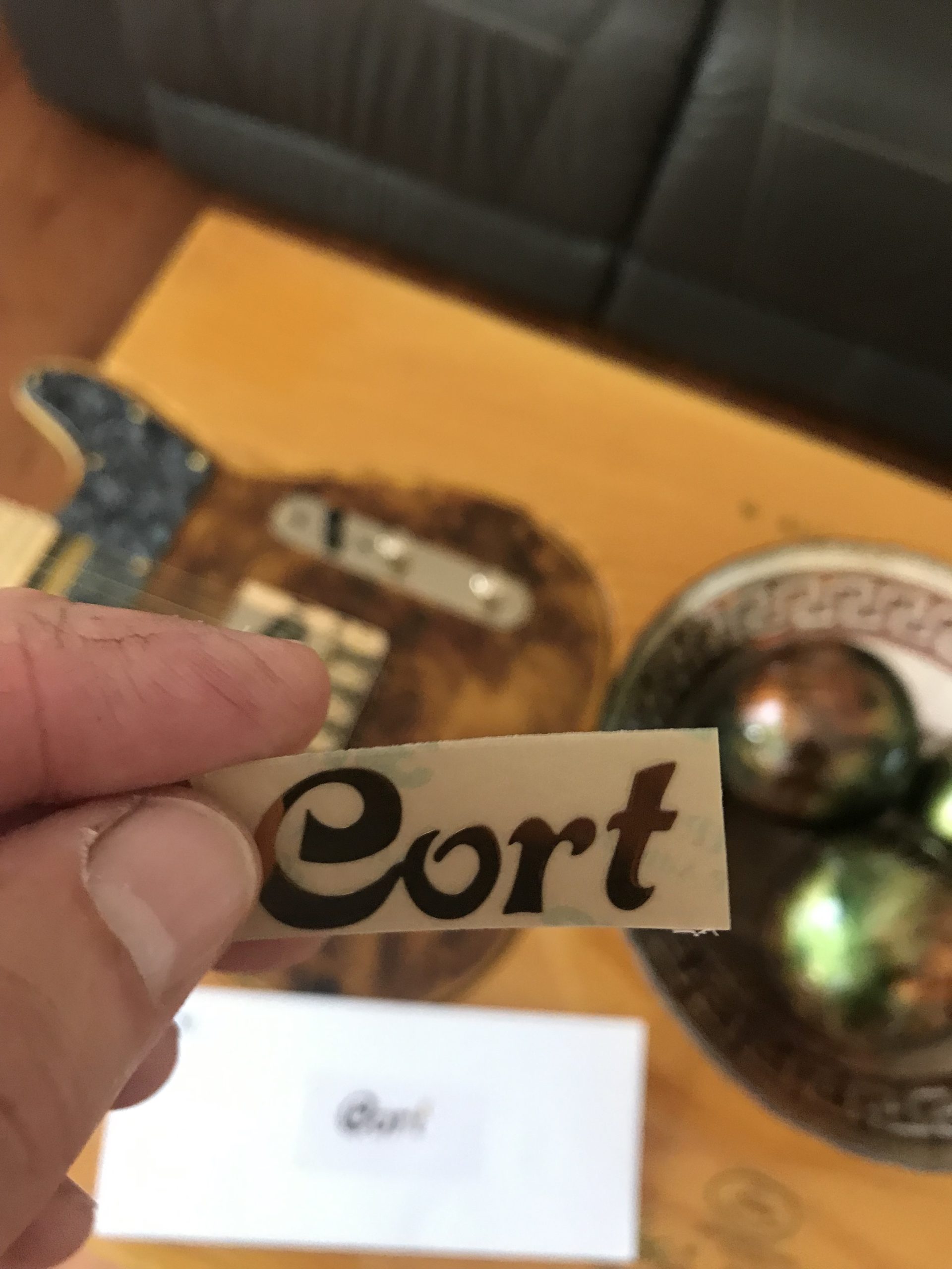 Cort Guitar Decal M71