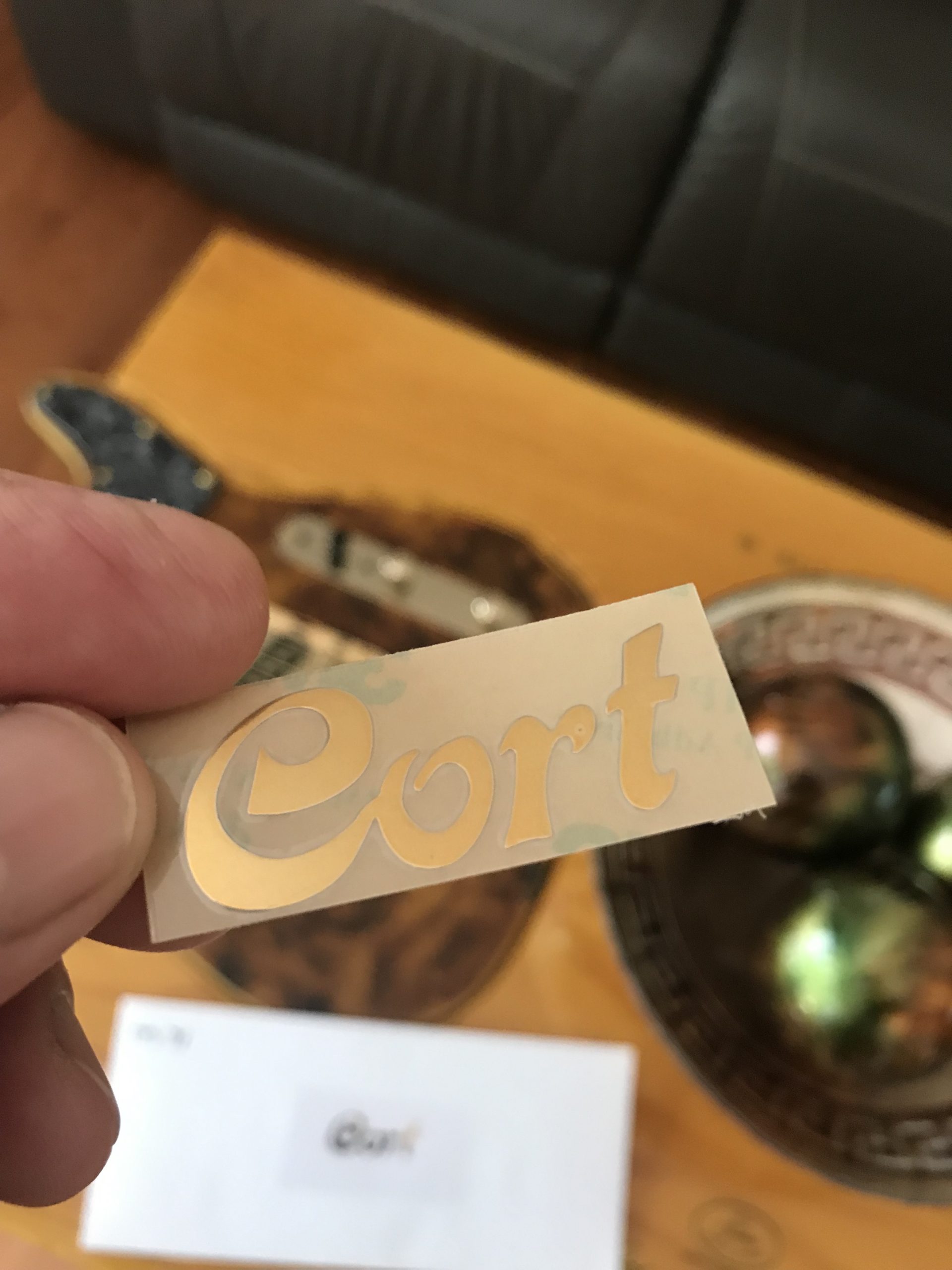 Cort Guitar Decal M71b