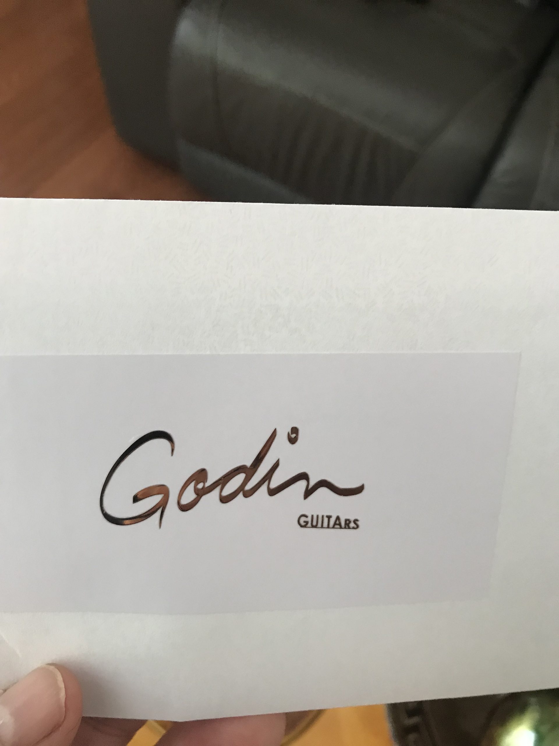 Godin Guitar Decal M72