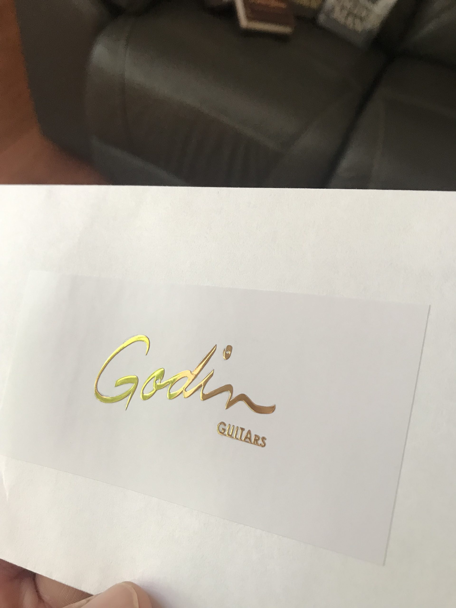 Godin Guitar Decal M72