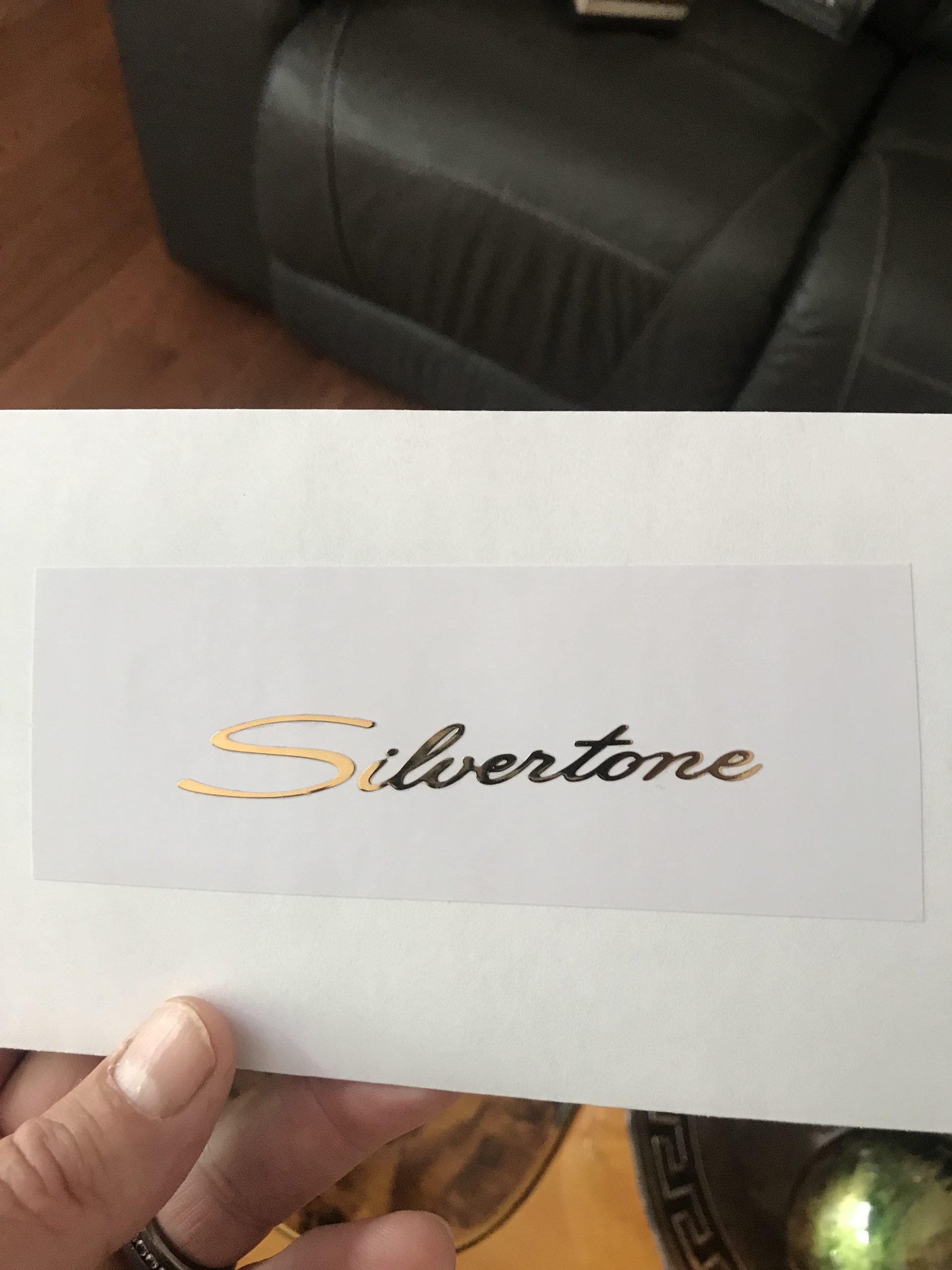 Silvertone Guitar Decal M90