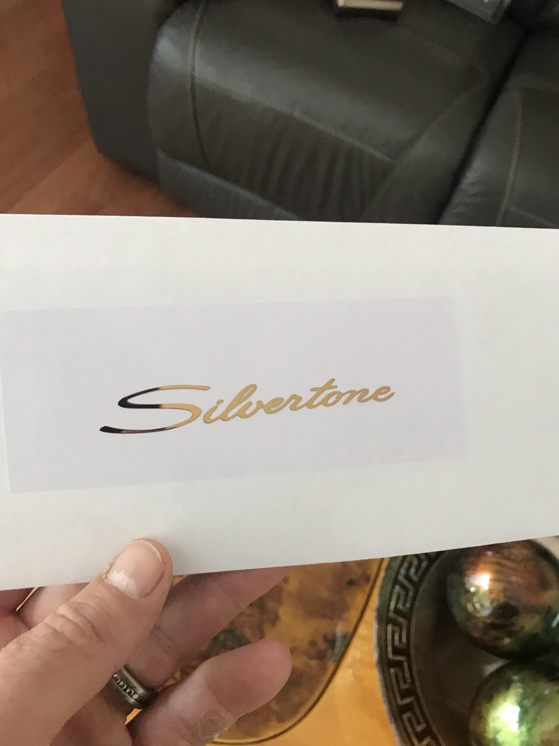Silvertone Guitar Decal M90b