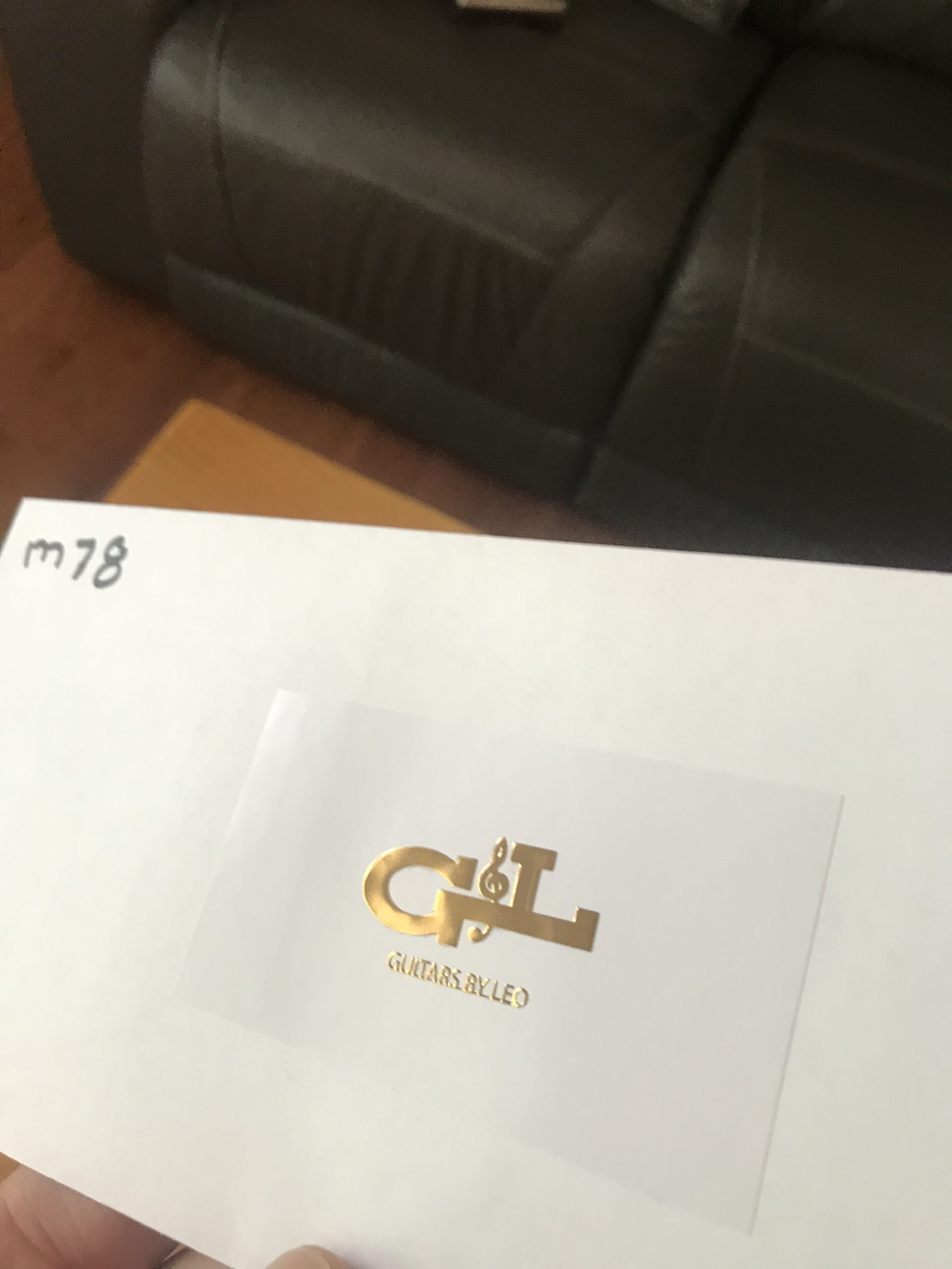 G&L Guitar Decal M78