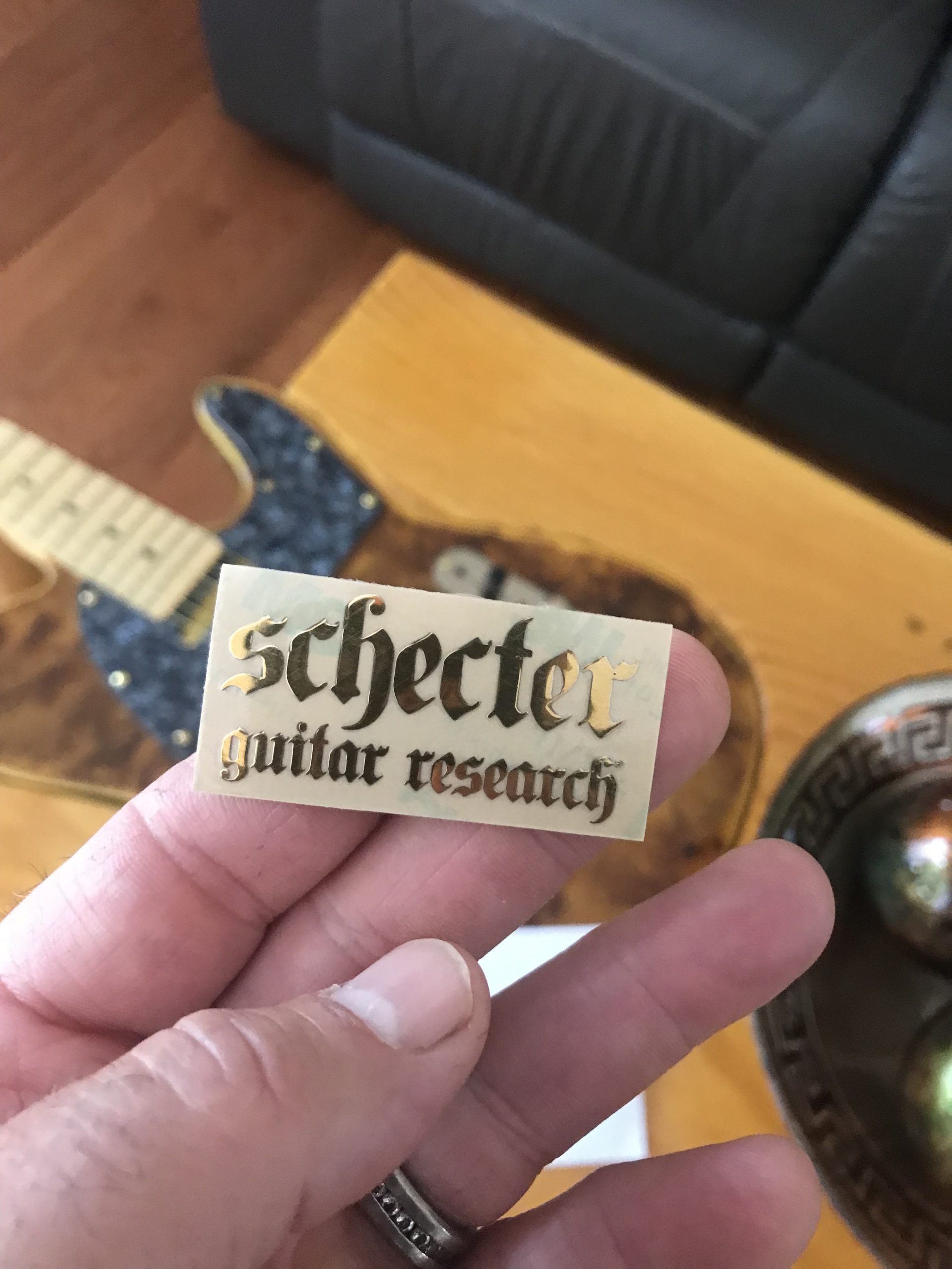 Schecter Guitar Decal Metal M79