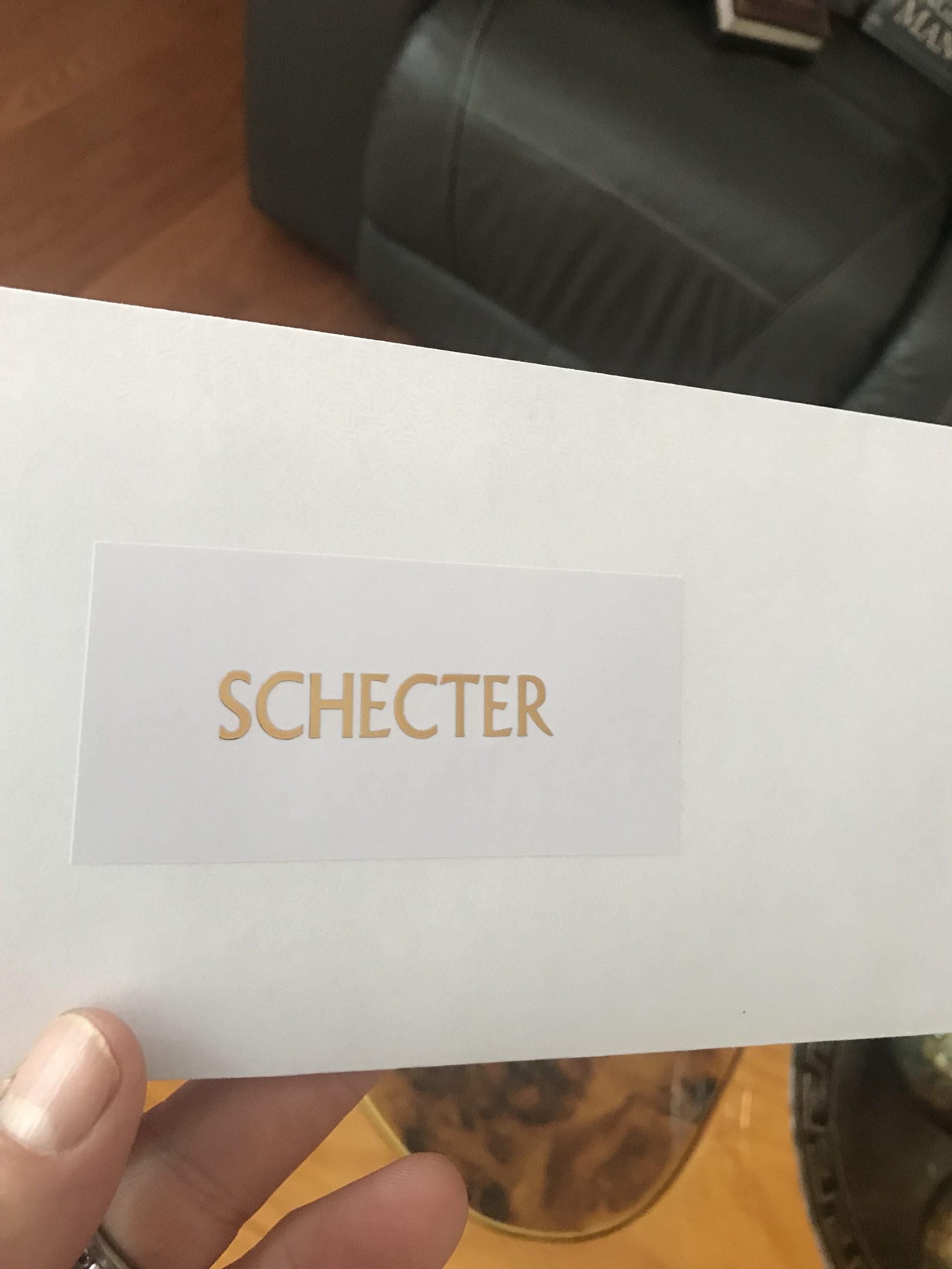 Schecter Guitar Decal Metal M80b