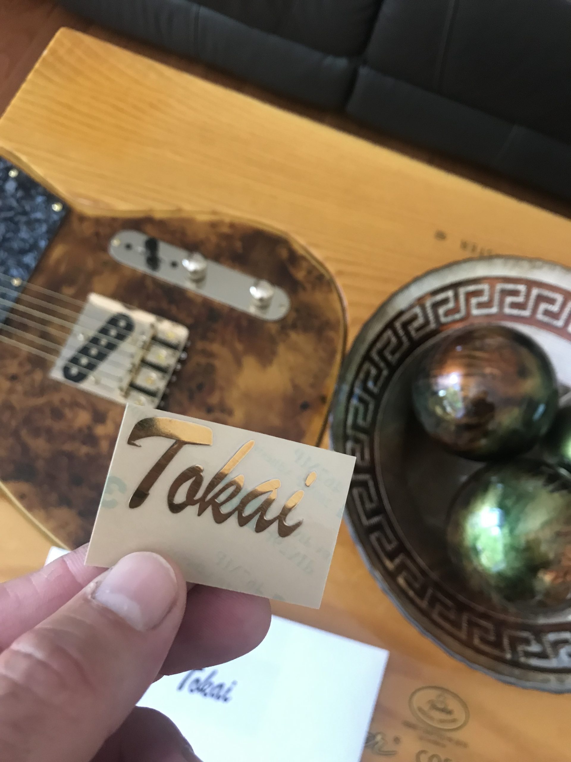 Tokai Guitar Decal M84b