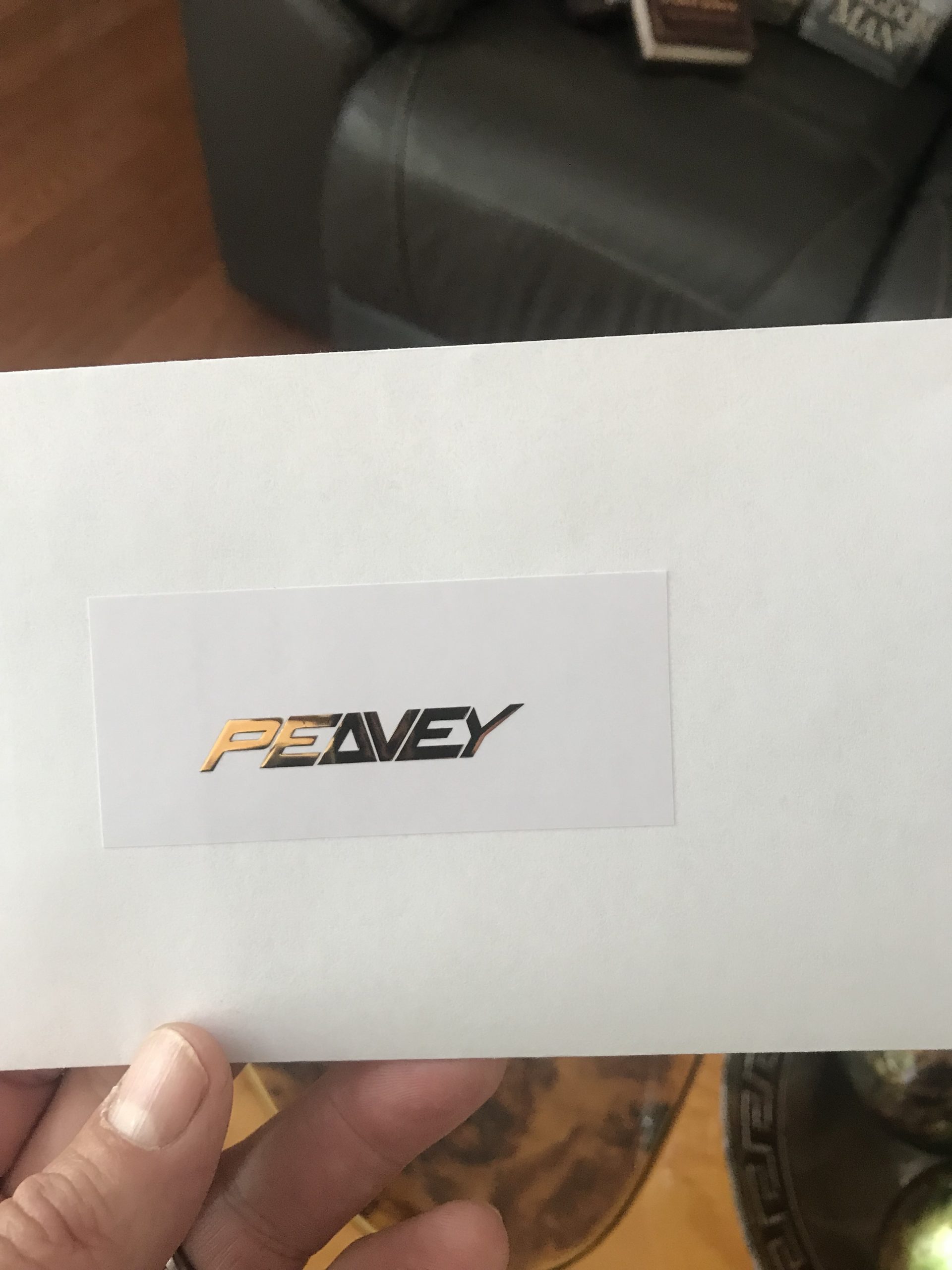 Peavey Guitar Decal Metal M81