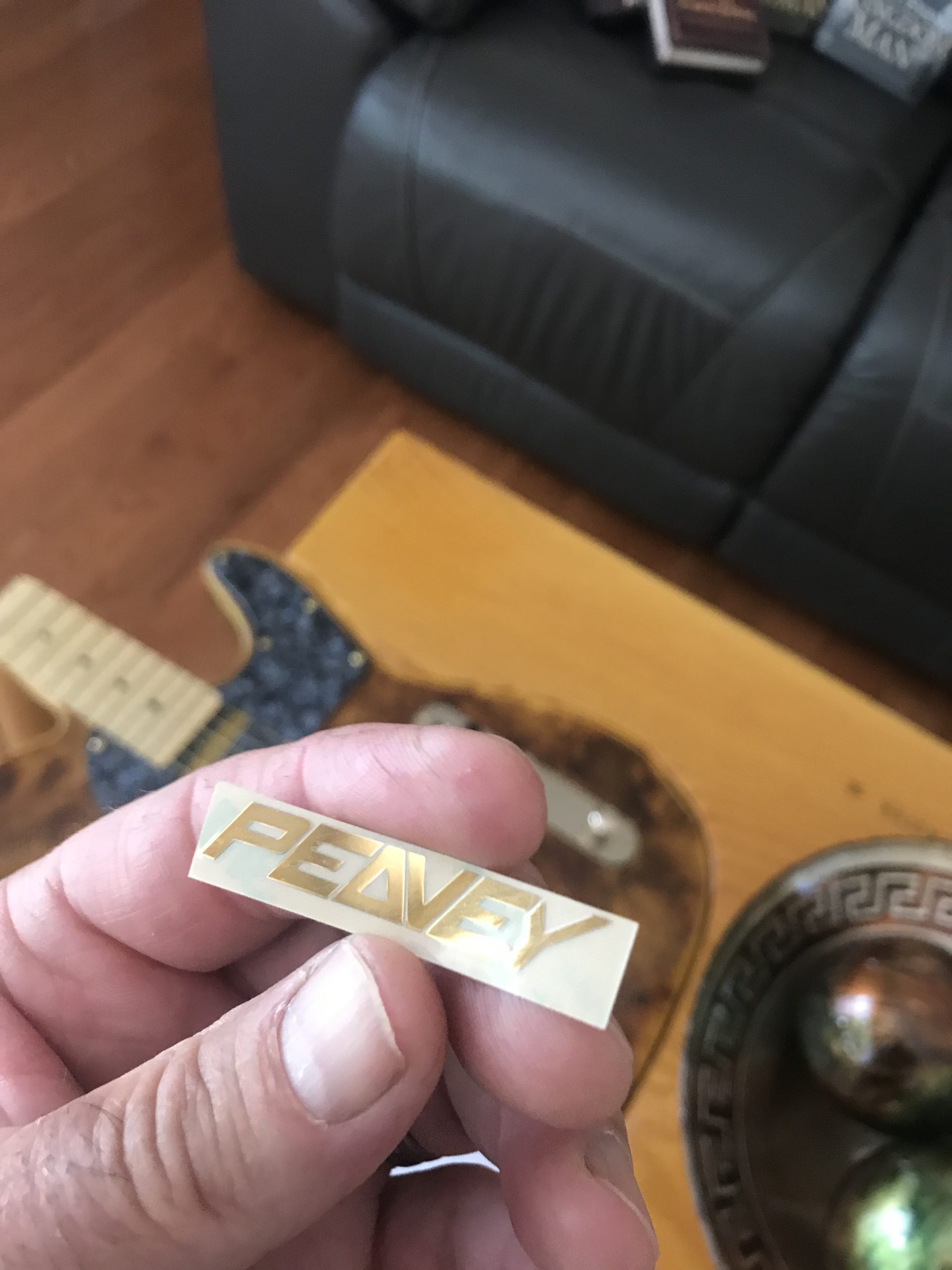 Peavey Guitar Decal Metal M81