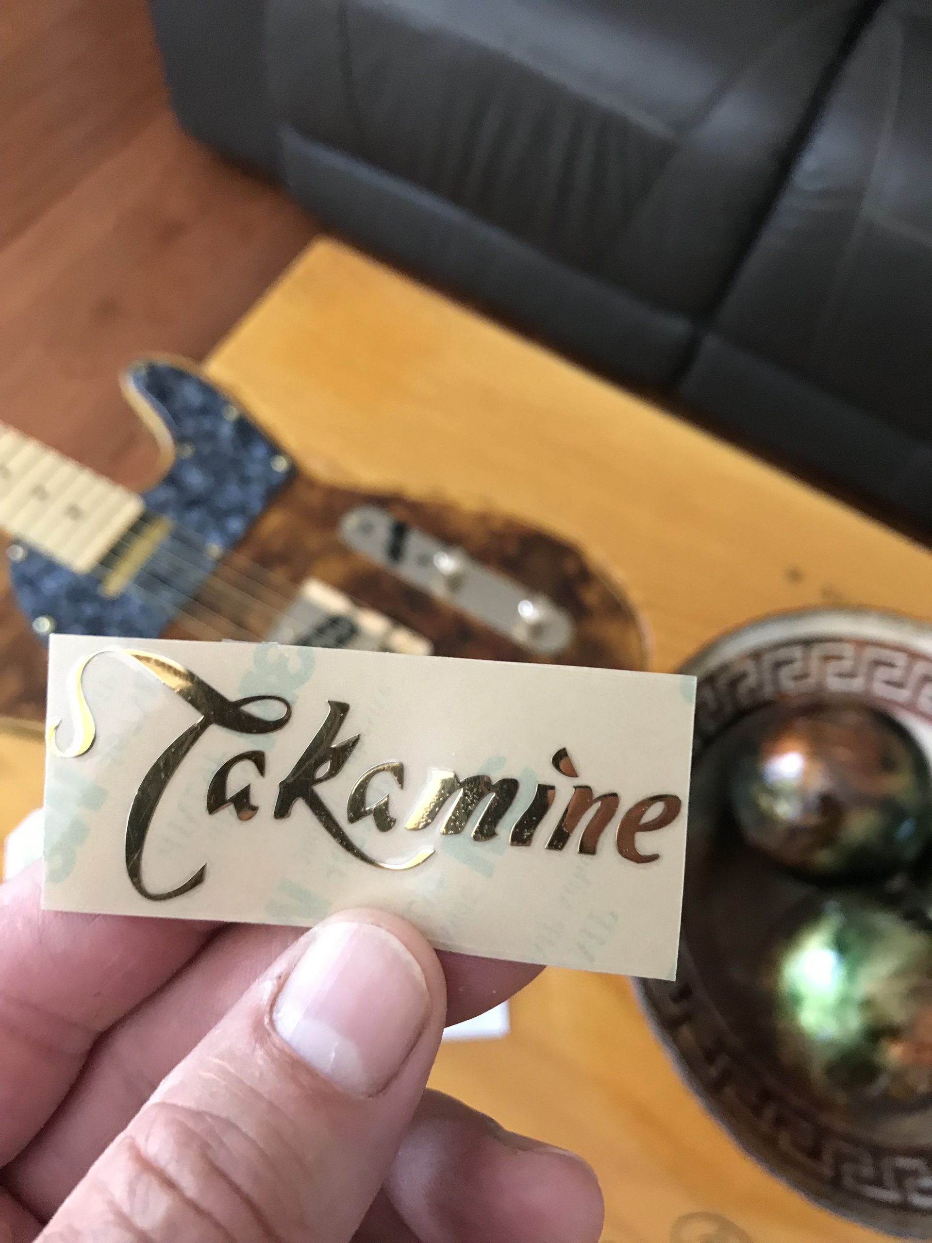 Takamine Guitar Decal Metal Laser M88