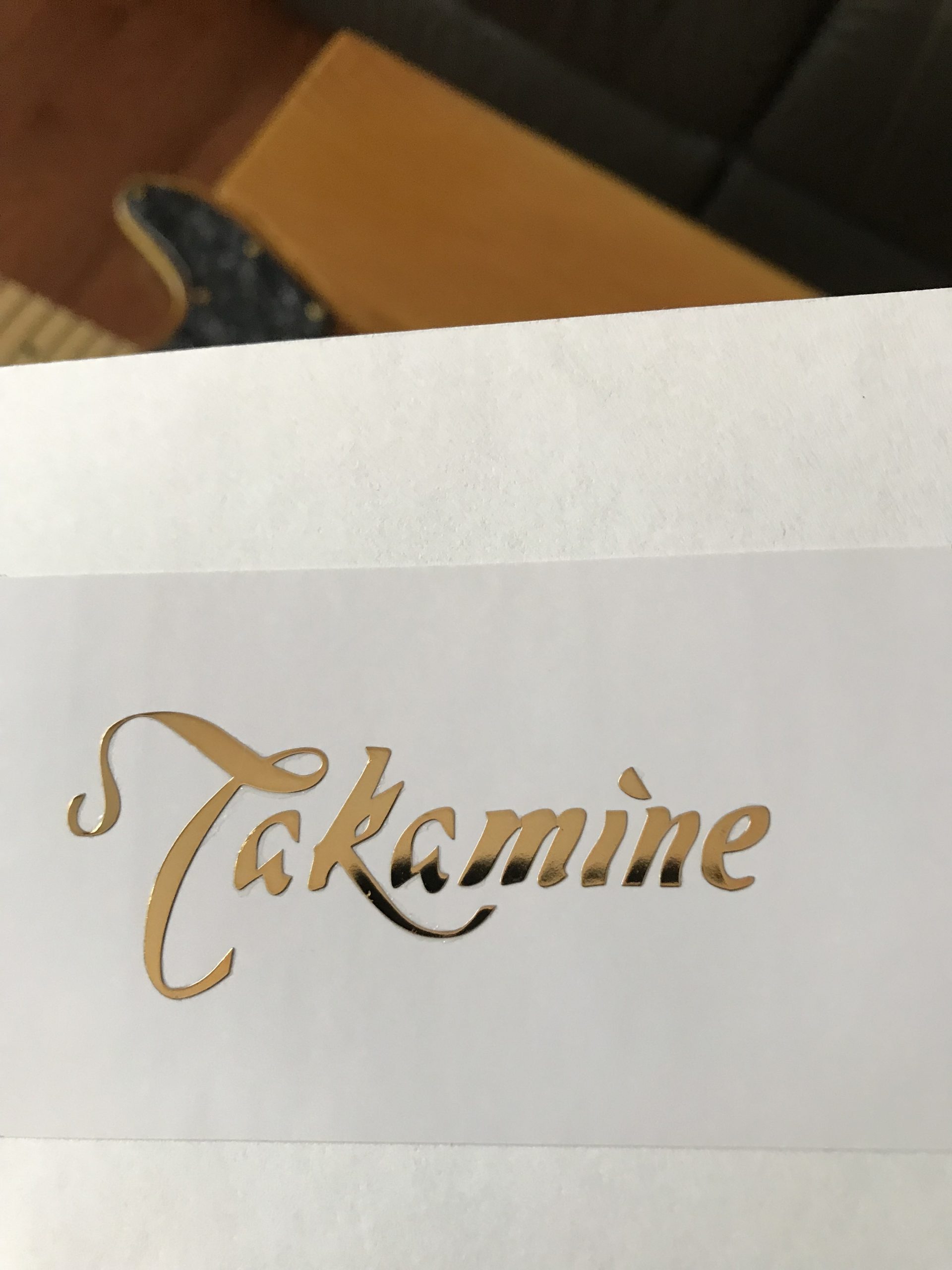 Takamine Guitar Decal Metal Laser M88