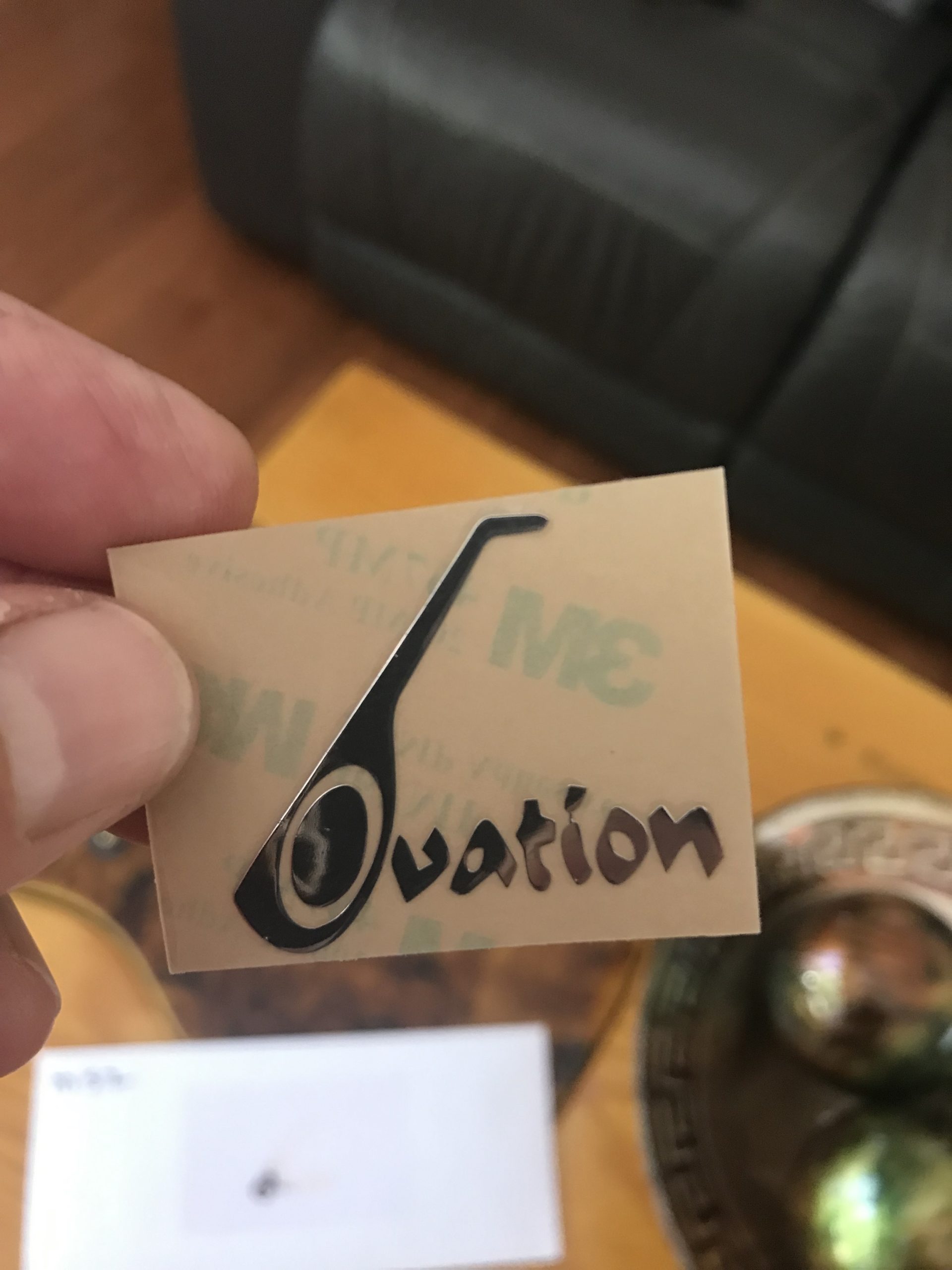 Ovation Guitar Decal Metal M52