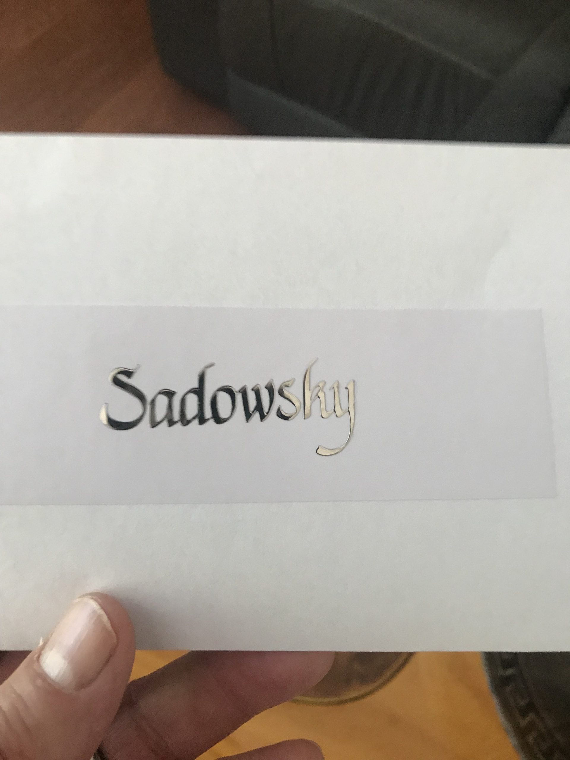 Sadowsky Guitar Decal M32b