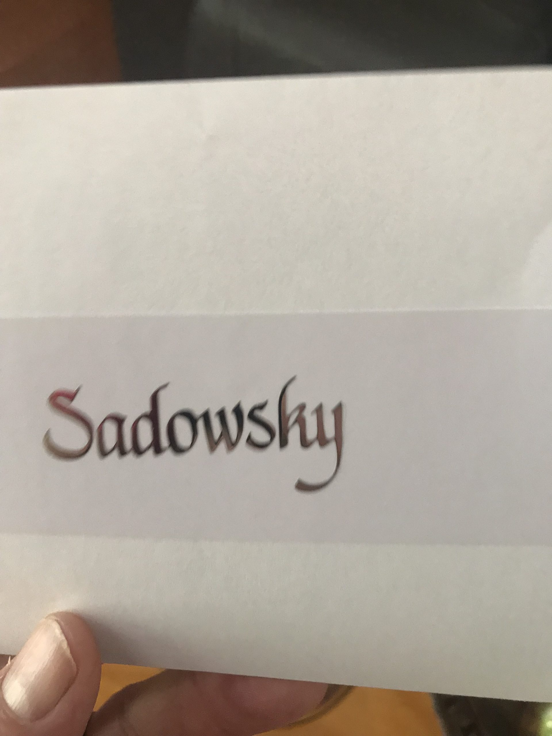 Sadowsky Guitar Decal M32
