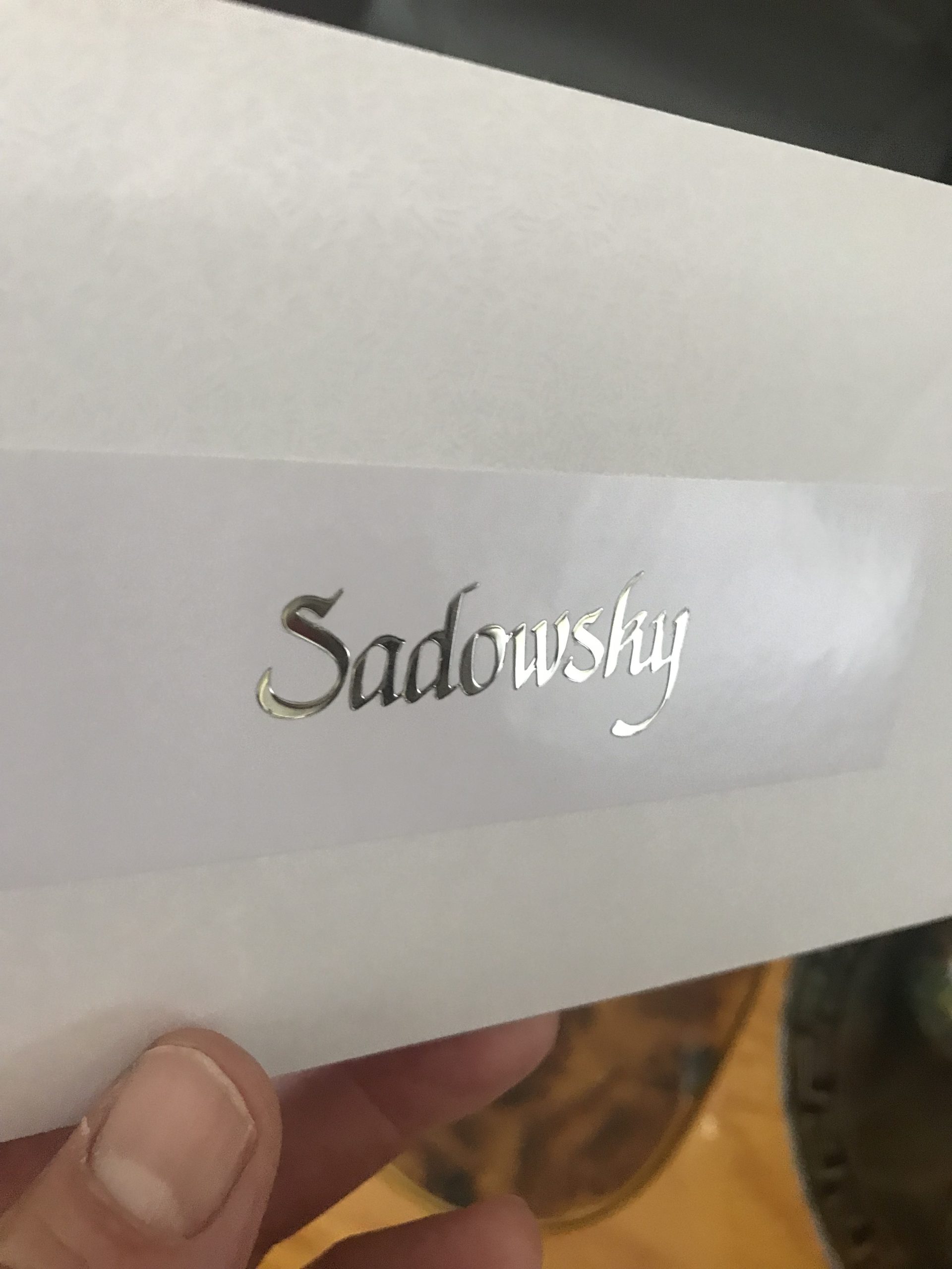 Sadowsky Guitar Decal M32