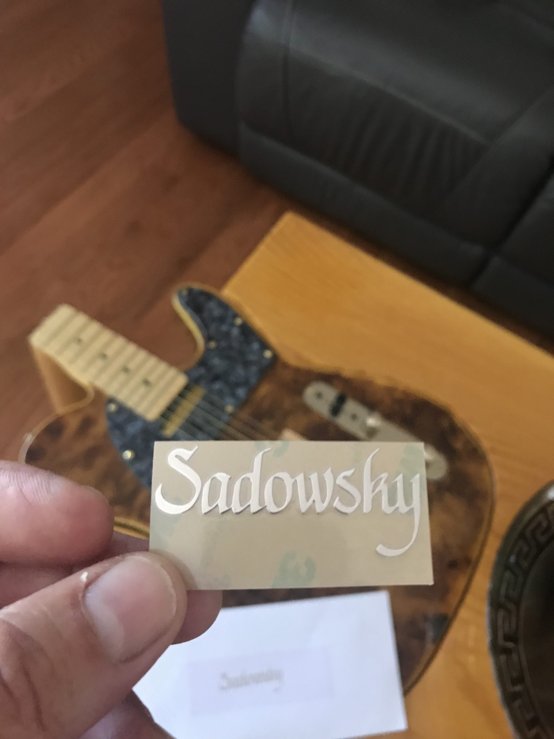Sadowsky Guitar Decal M32