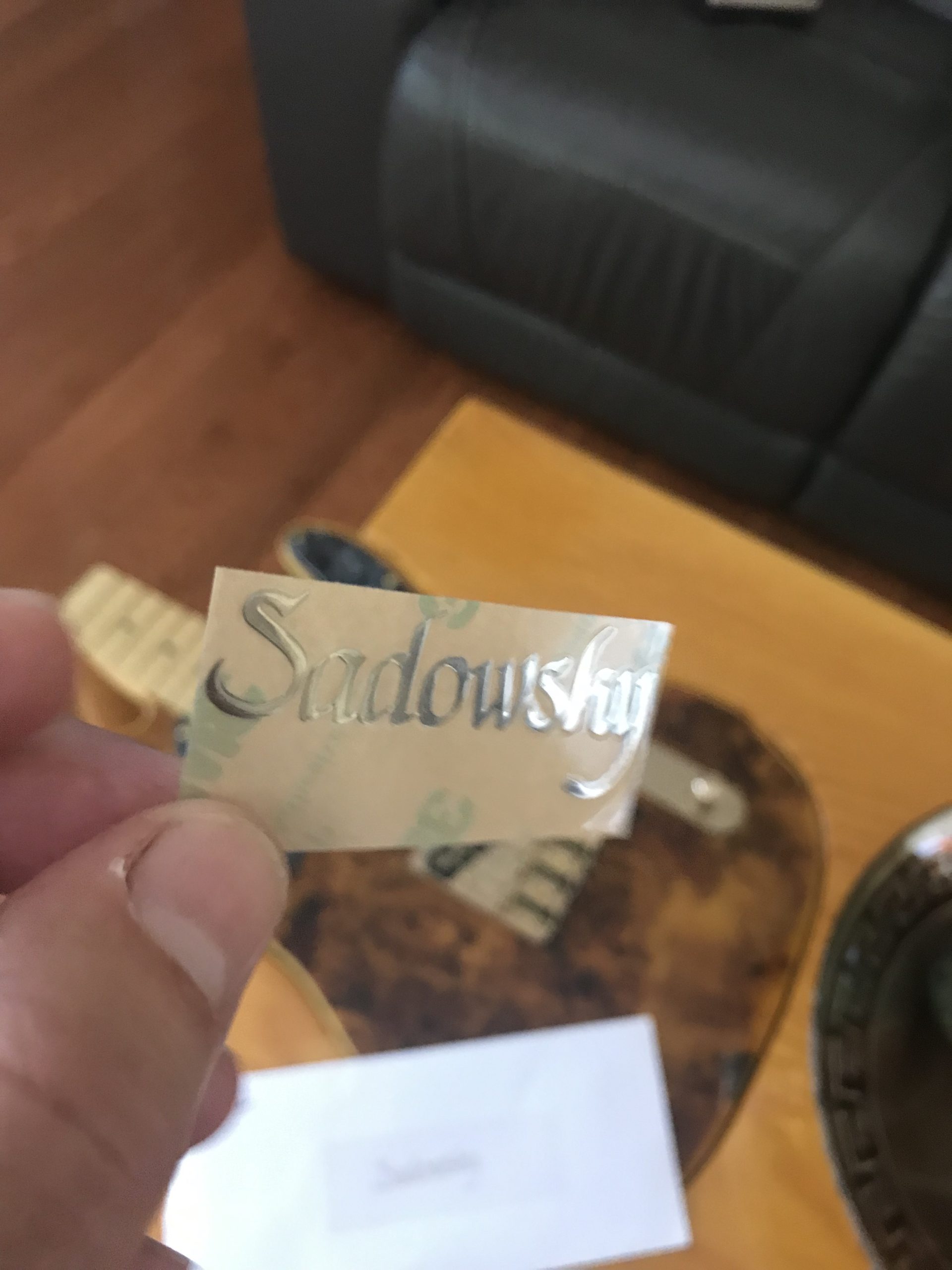Sadowsky Guitar Decal M32b