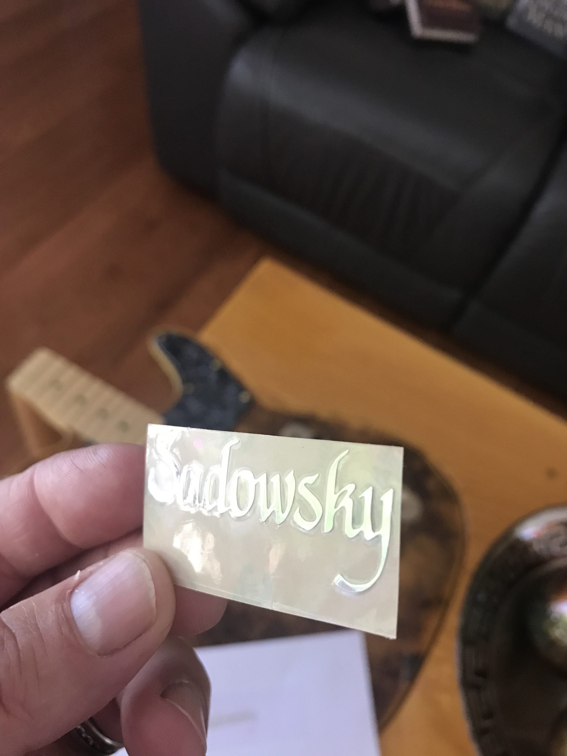 Sadowsky Guitar Decal M32b