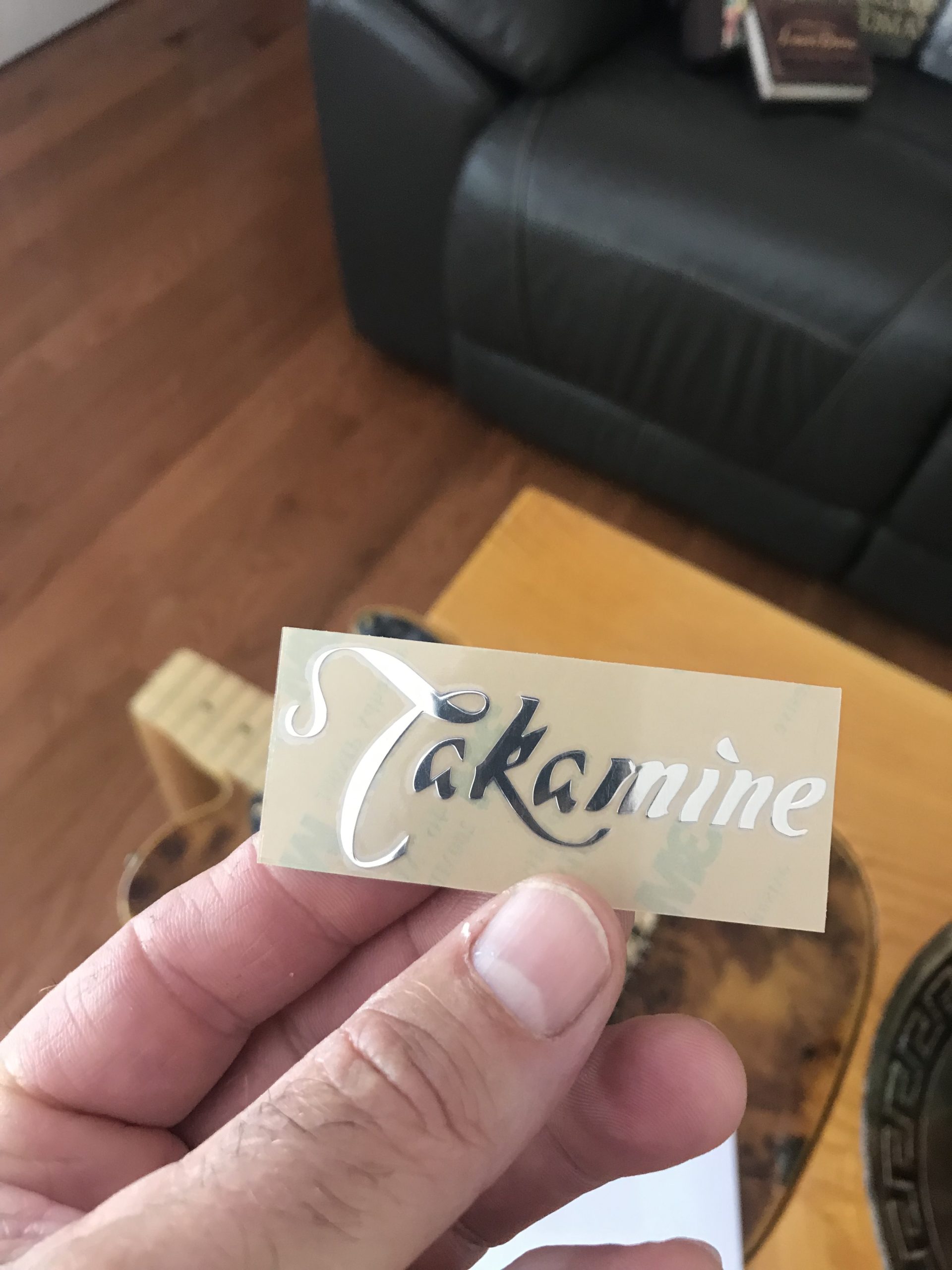 Takamine Guitar Decal Metal Laser M25