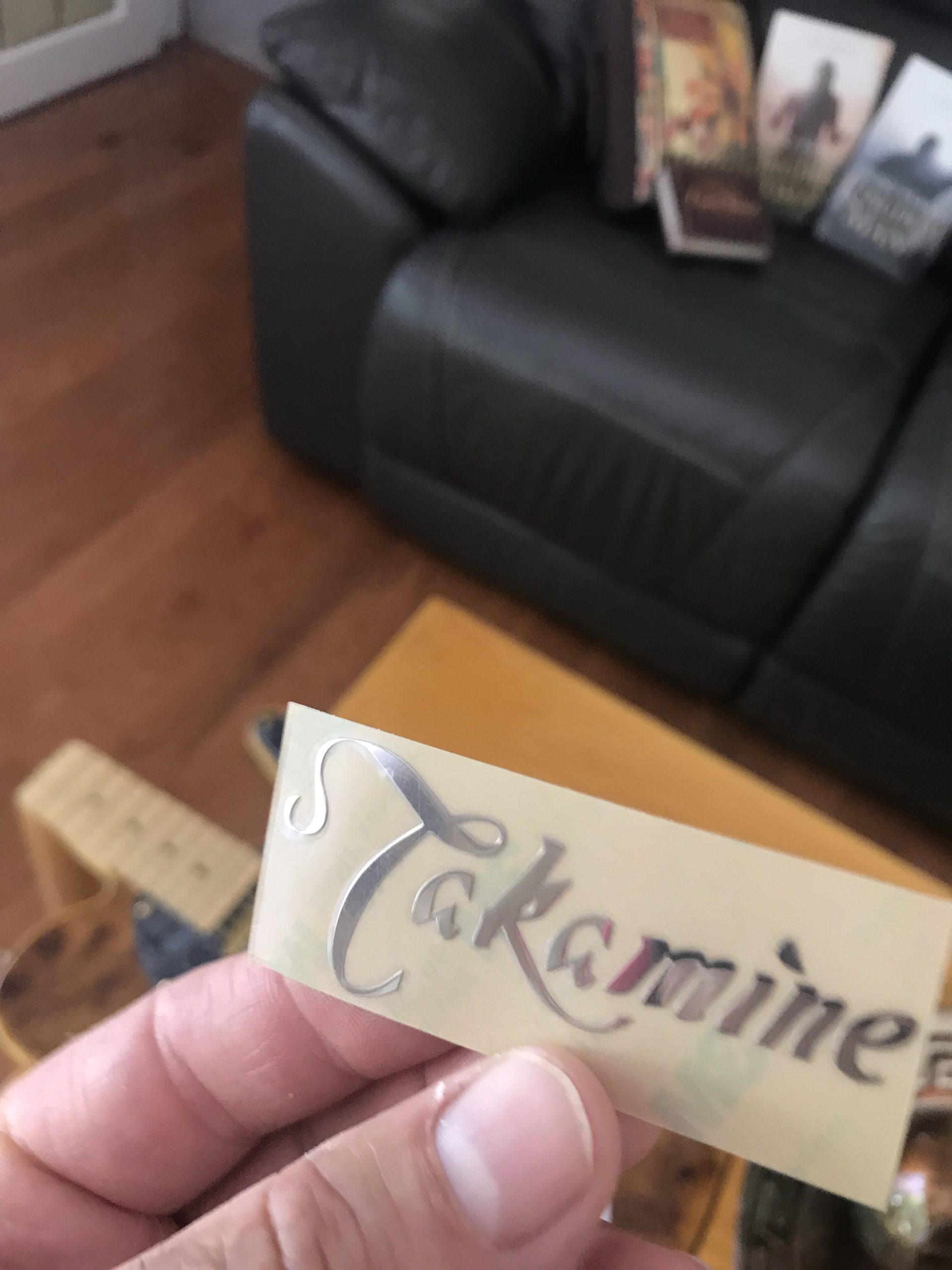 Takamine Guitar Decal Metal Laser M25B