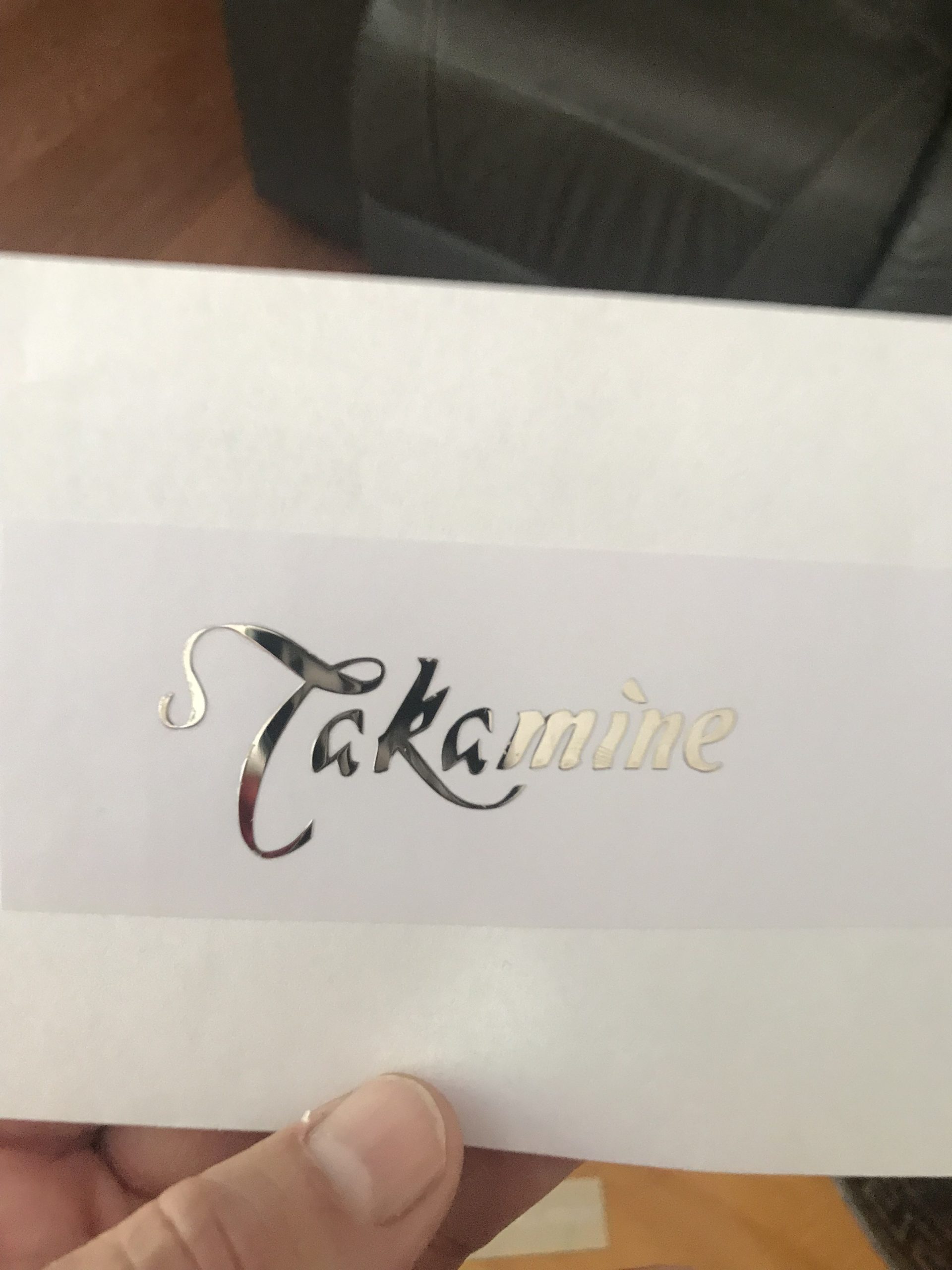 Takamine Guitar Decal Metal Laser M25