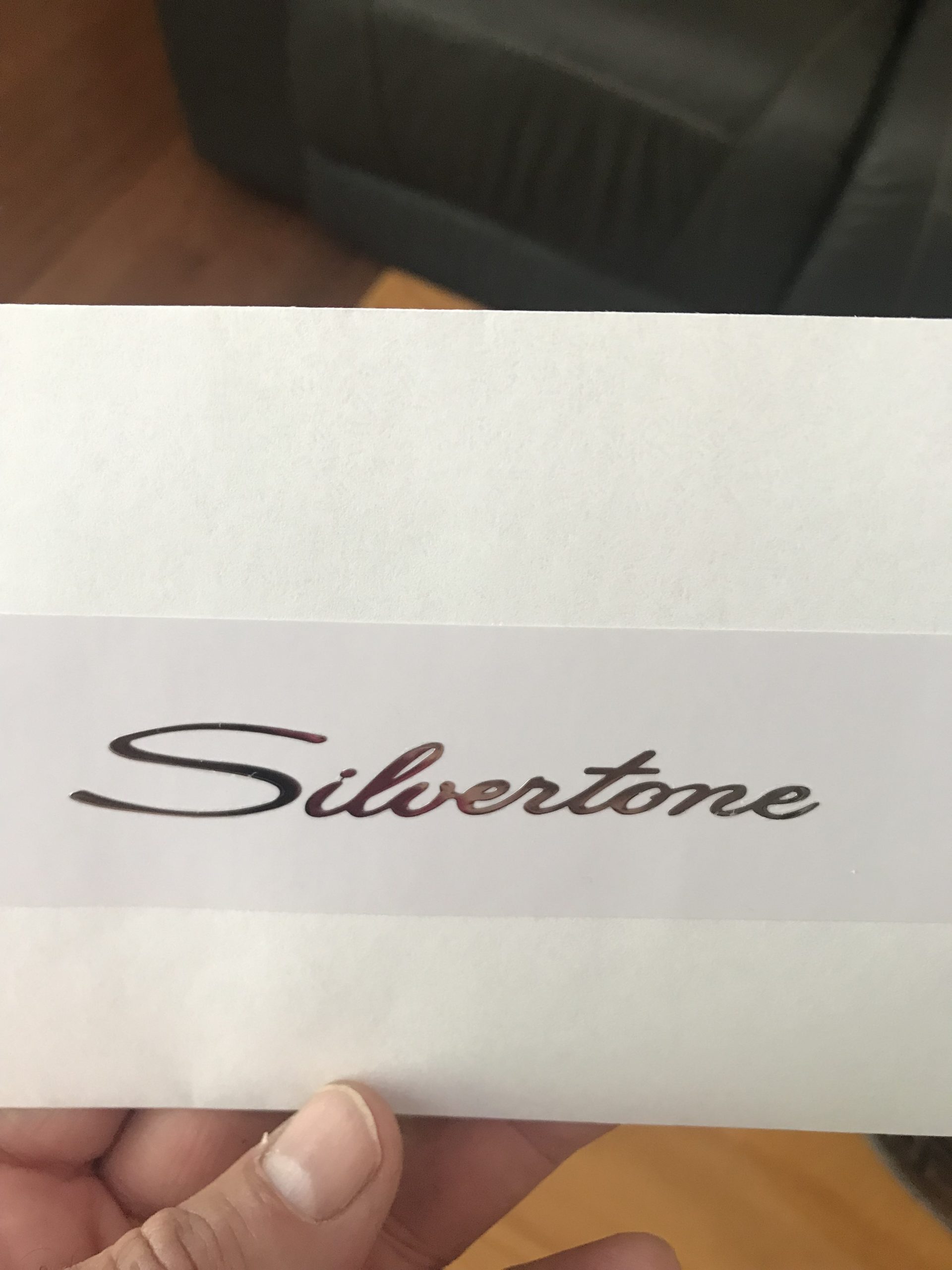 Silvertone Guitar Decal M59b