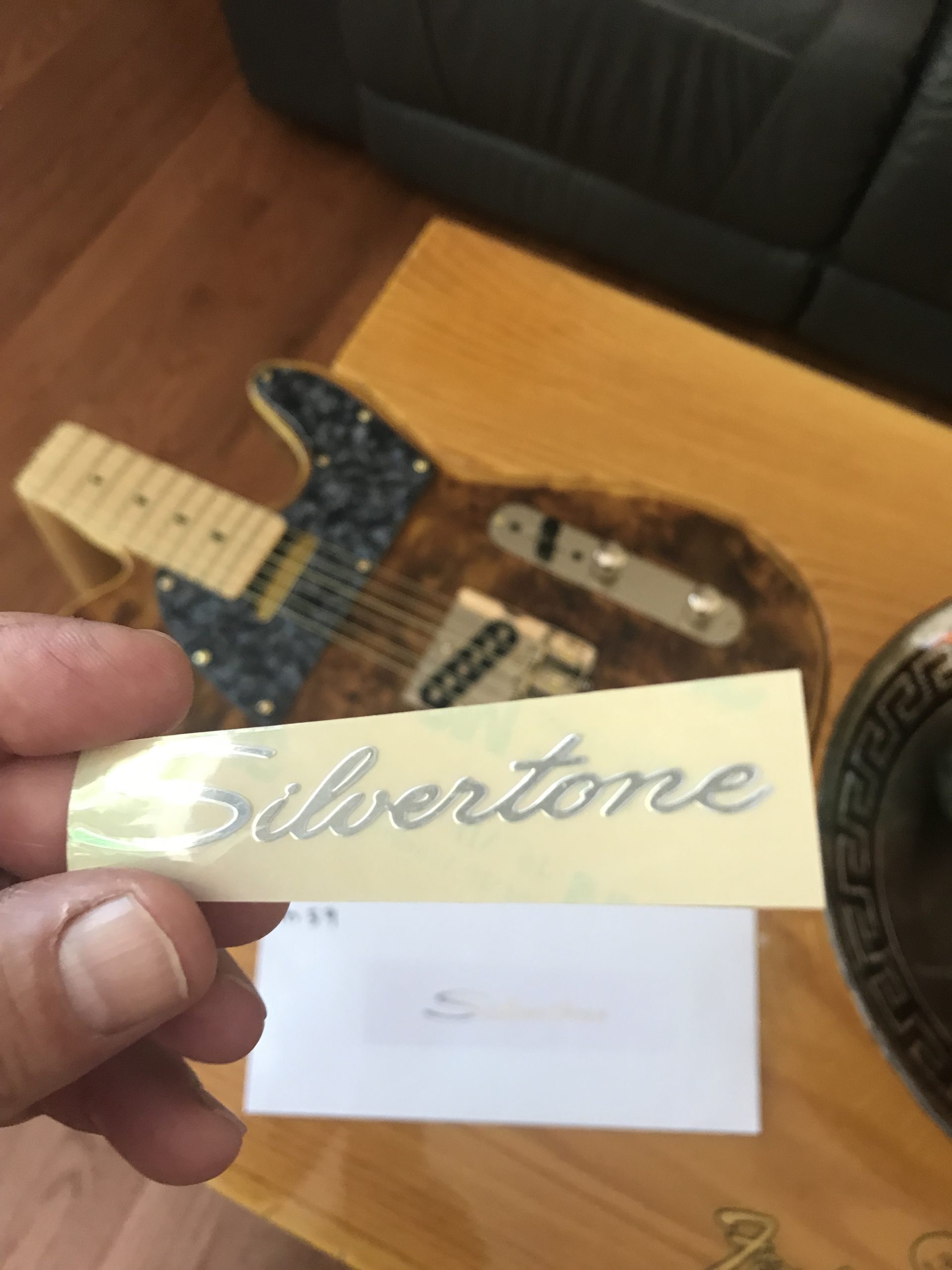 Silvertone Guitar Decal M59