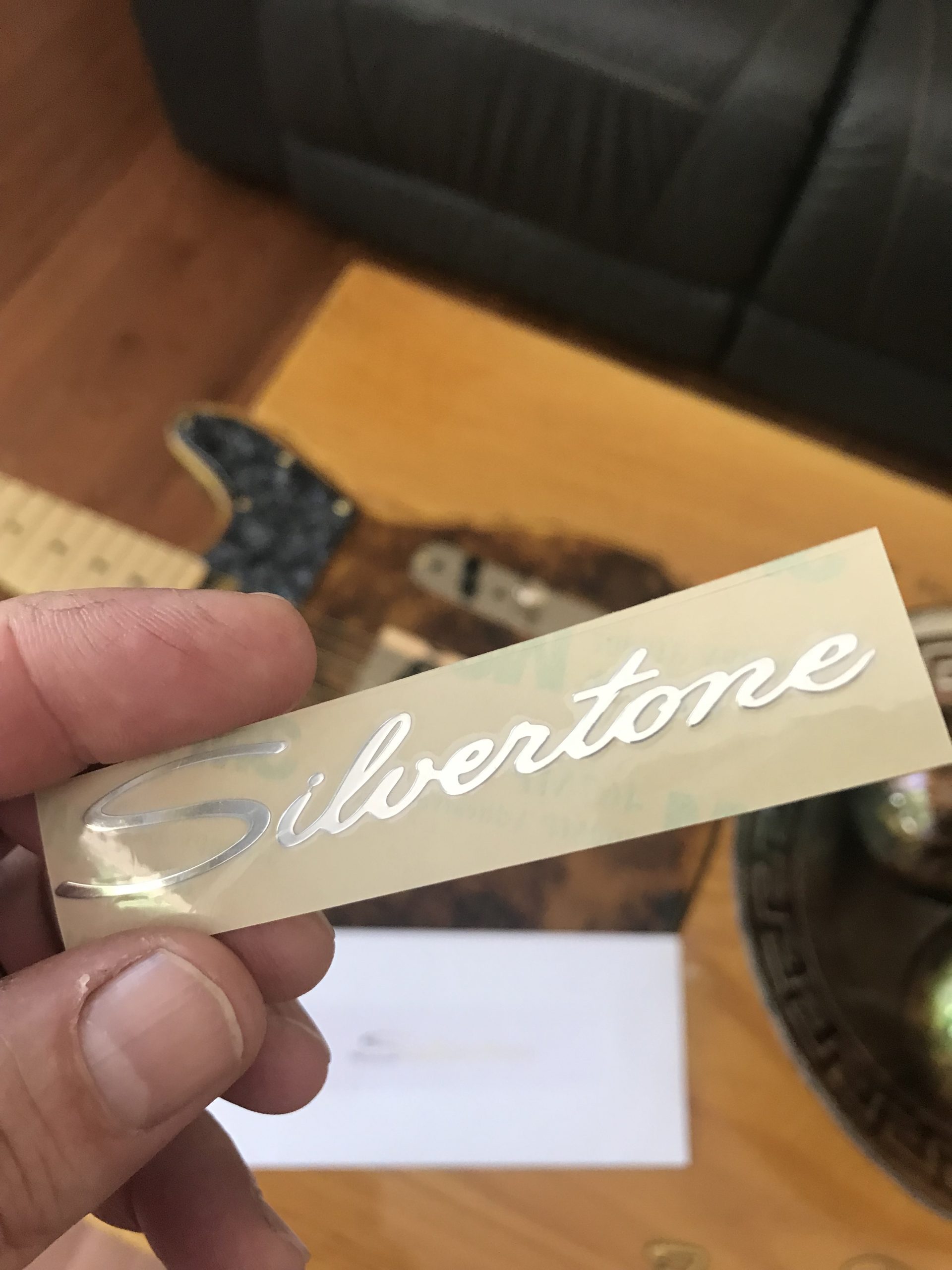Silvertone Guitar Decal M59