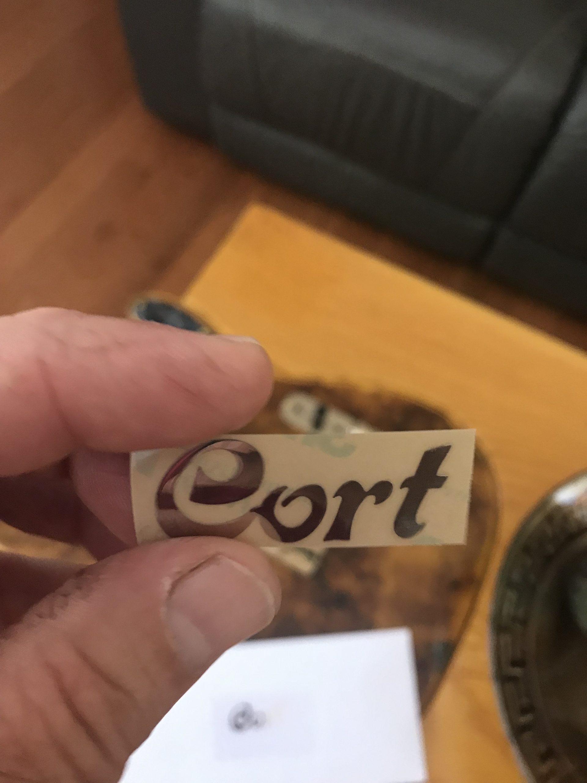 Cort Guitar Decal M51b