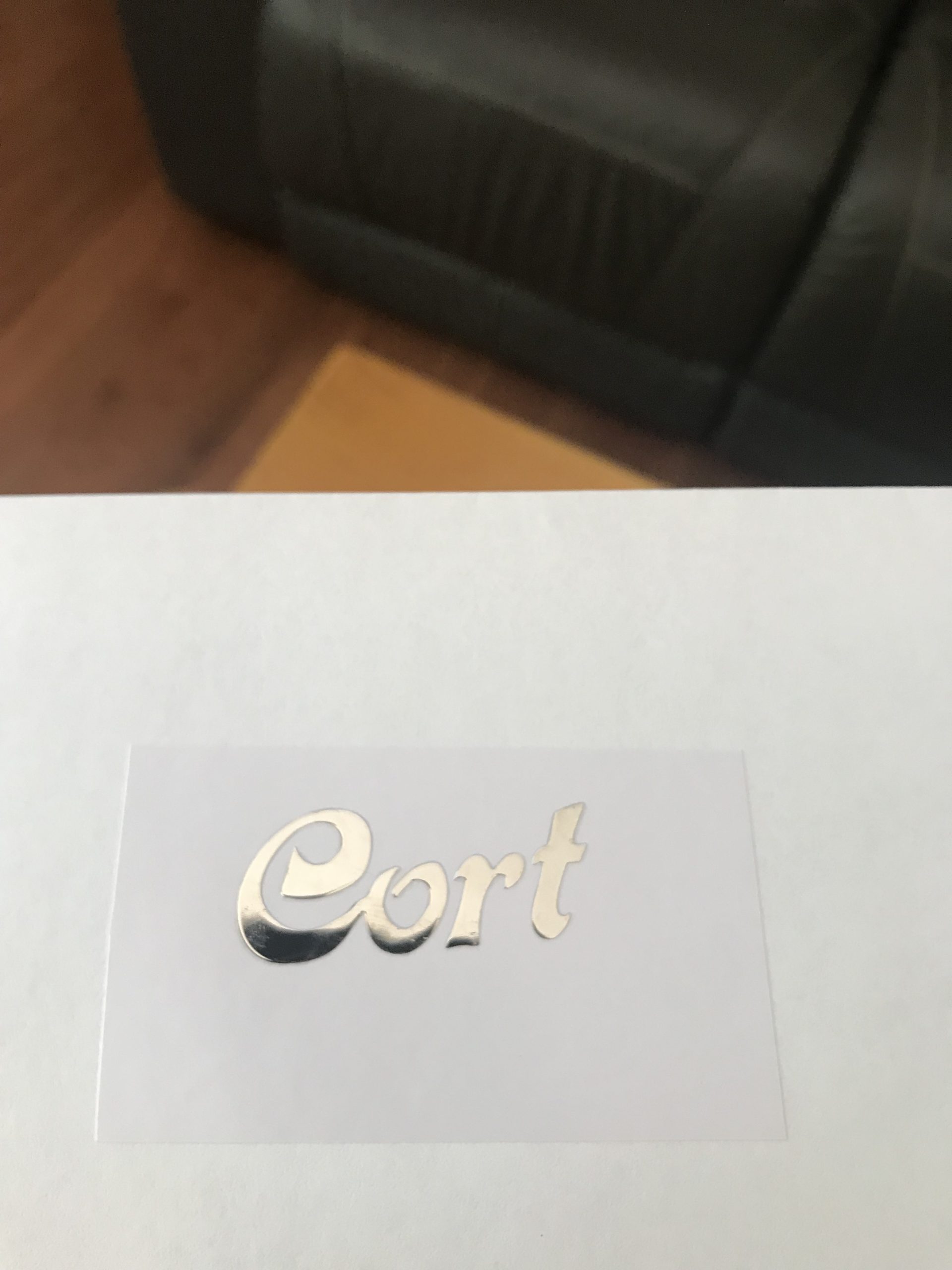 Cort Guitar Decal 51