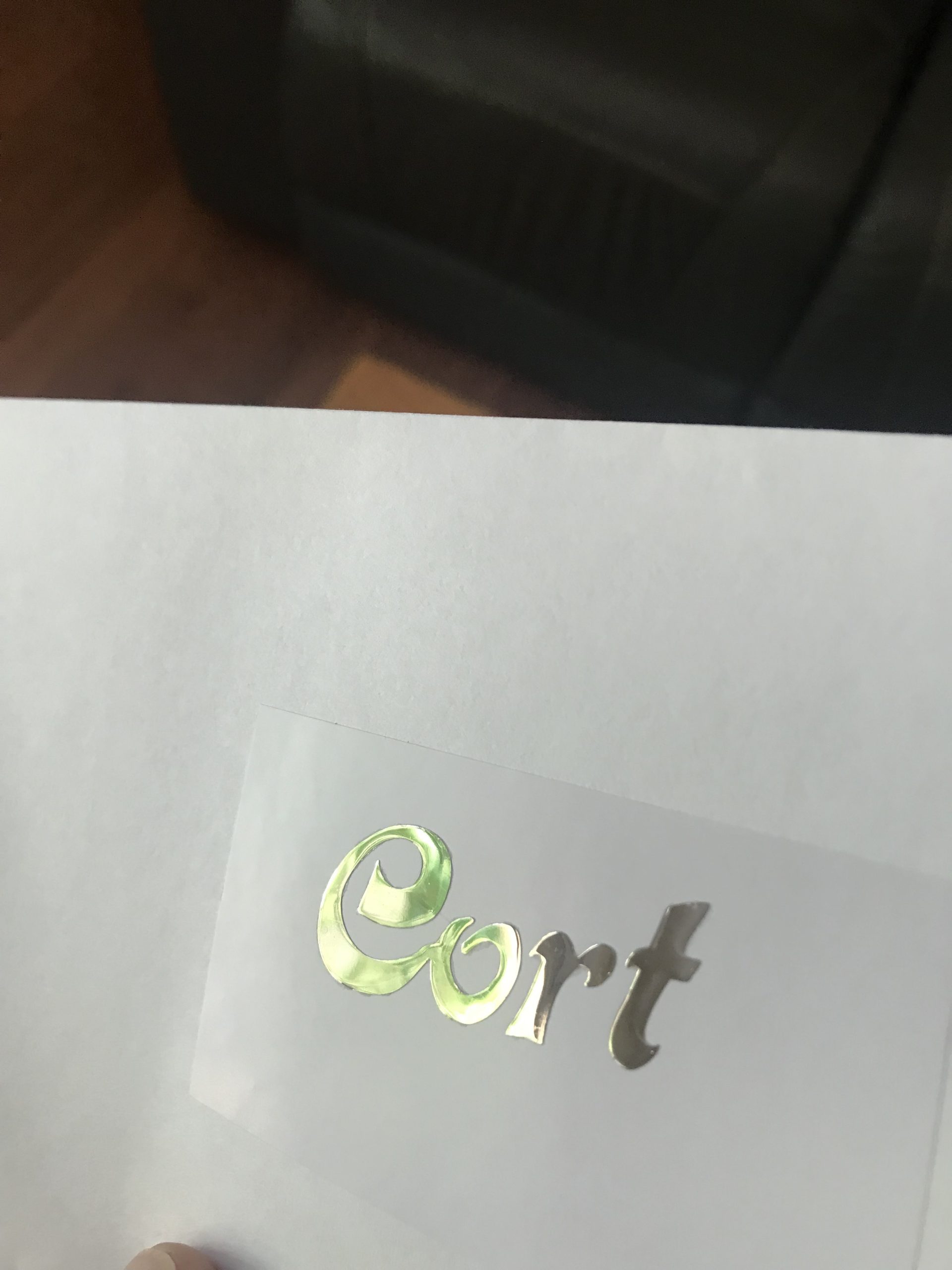 Cort Guitar Decal M51b