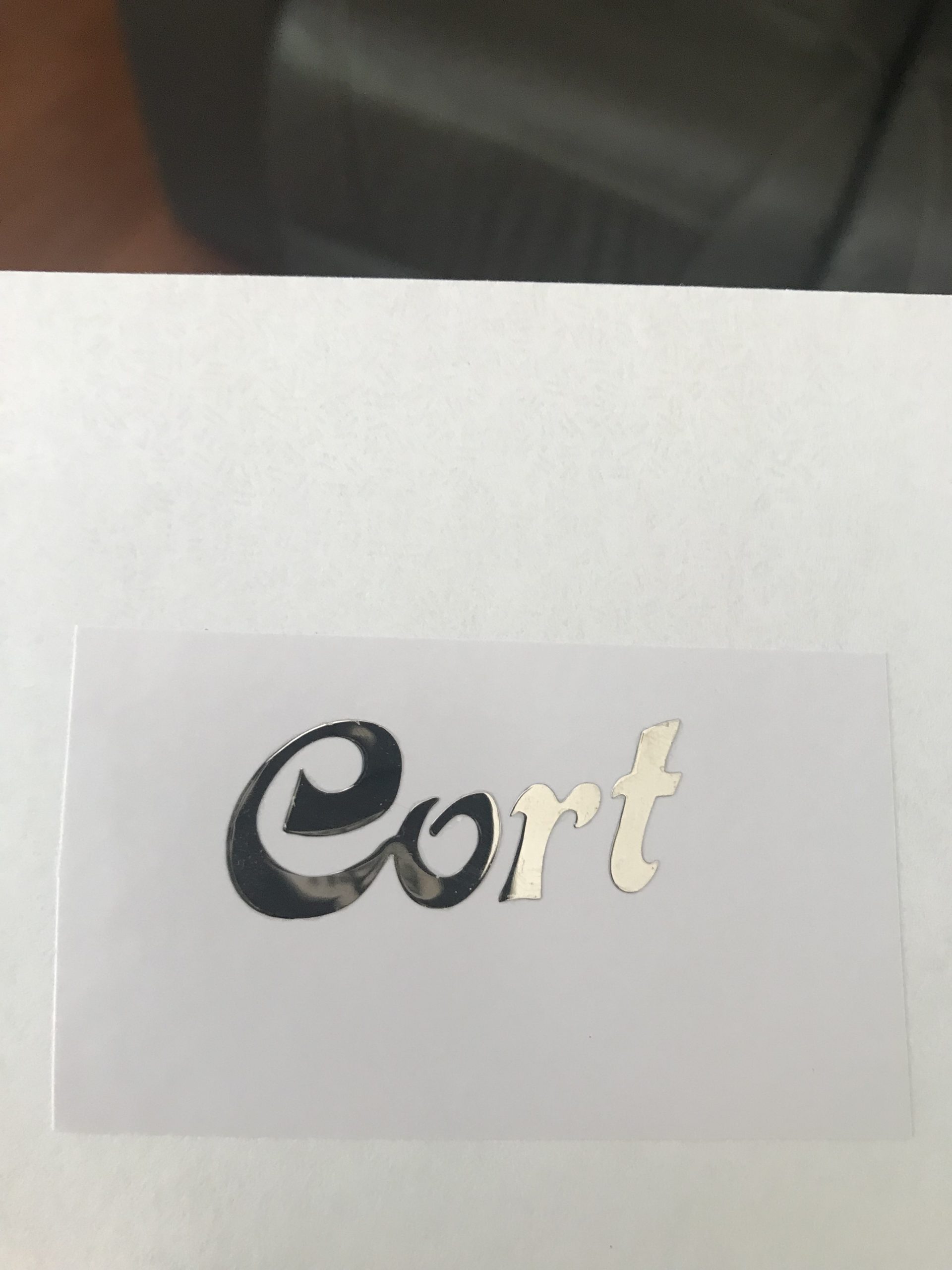 Cort Guitar Decal M51b