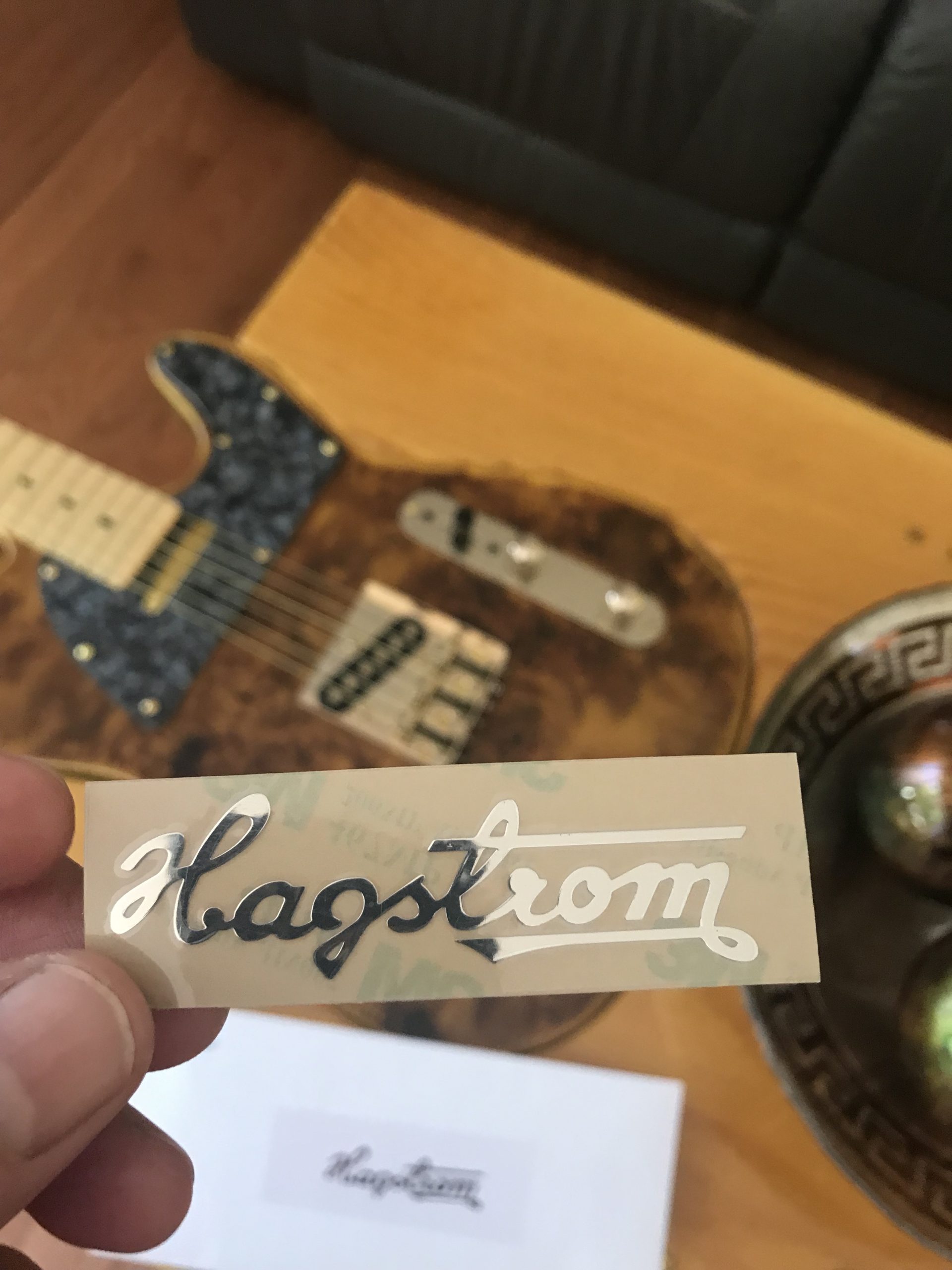 Hagstrom Guitar Decal M62b