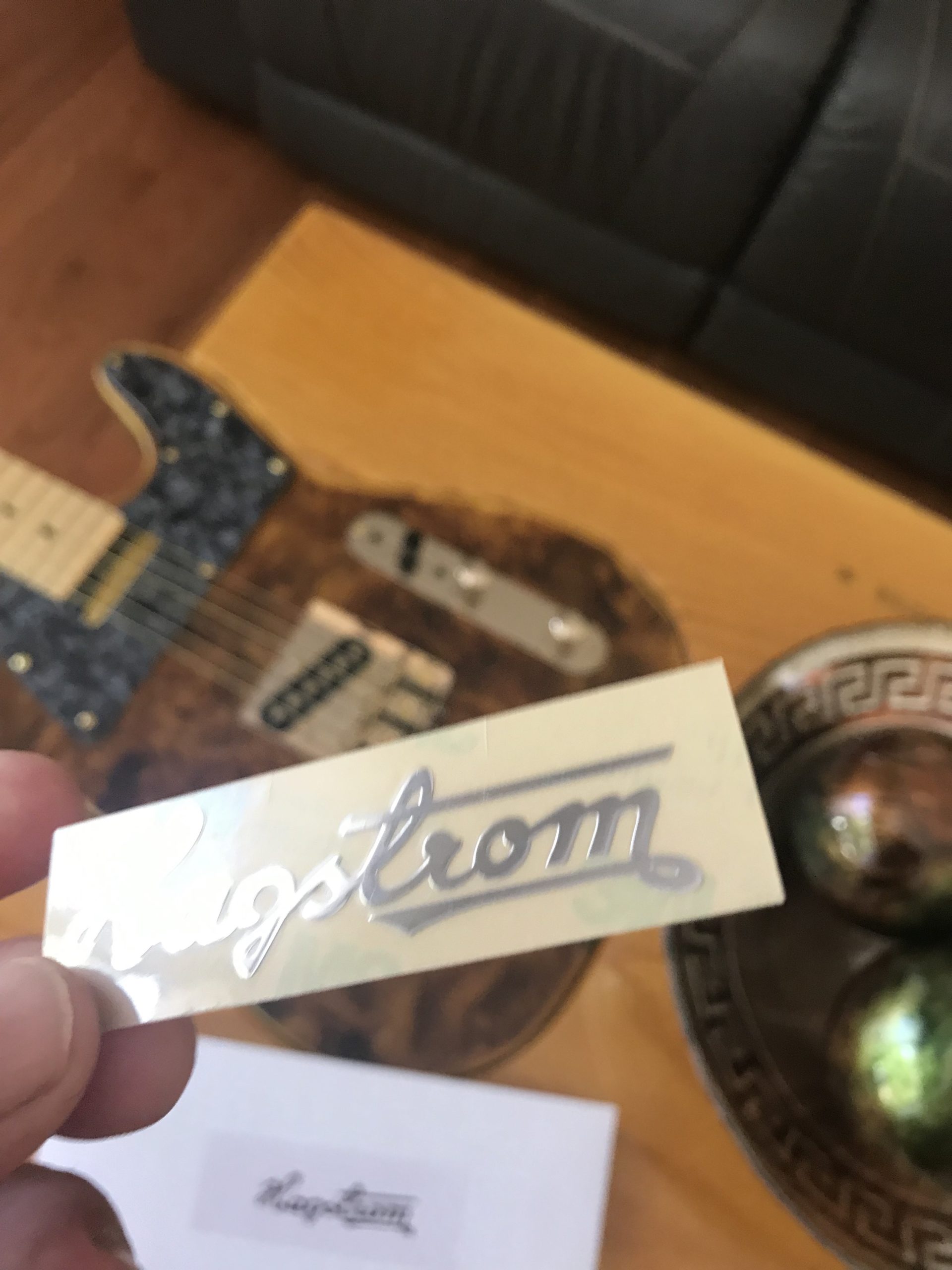 Hagstrom Guitar Decal M82b