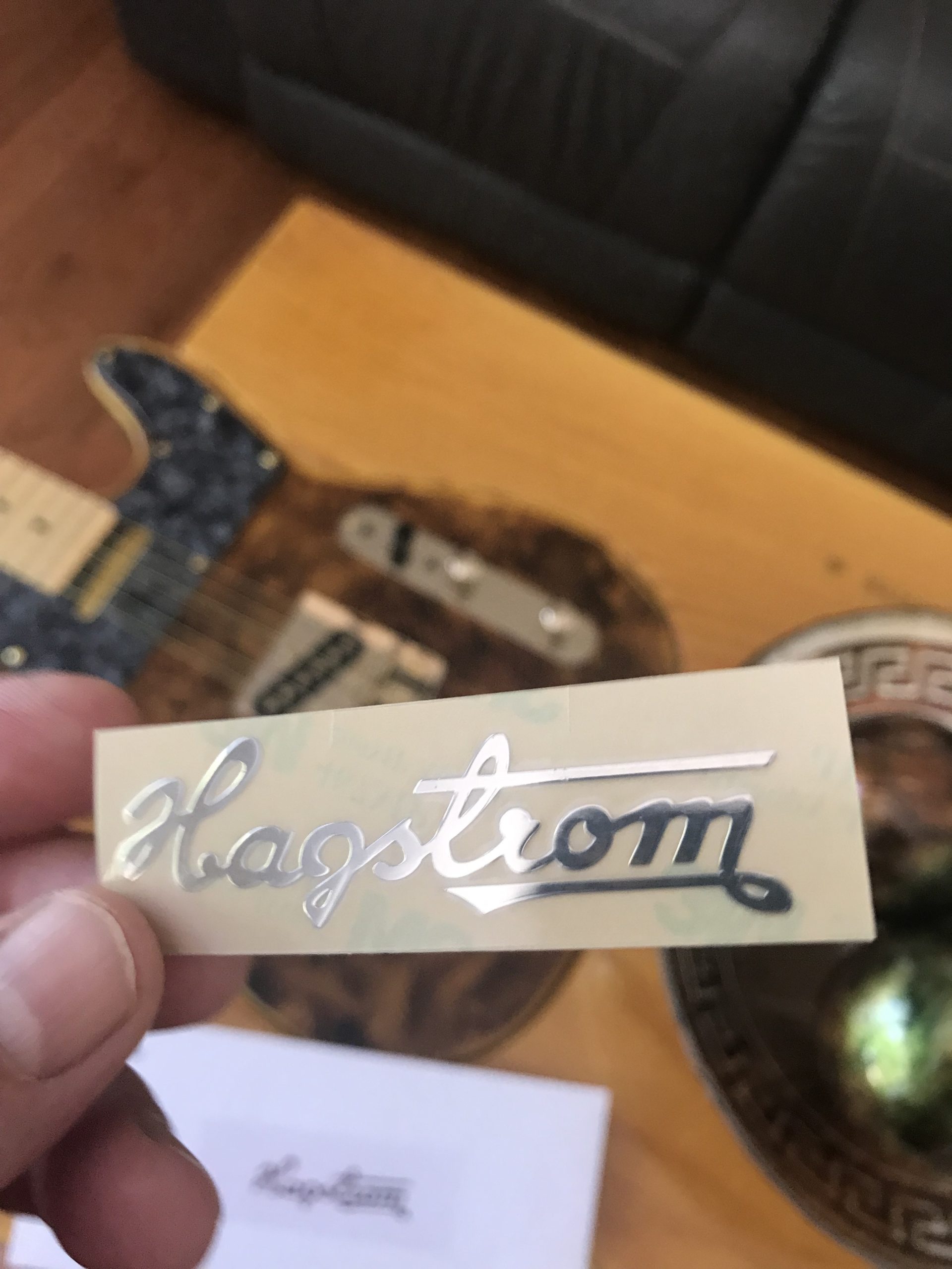 Hagstrom Guitar Decal M82b