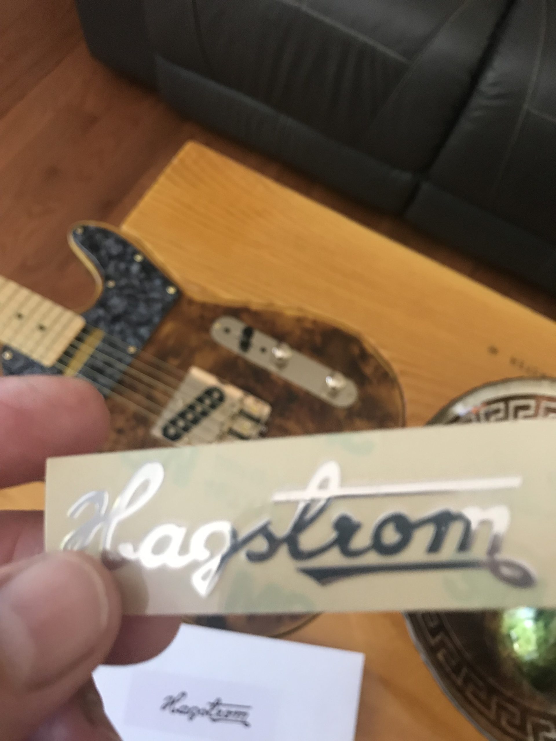 Hagstrom Guitar Decal M62b